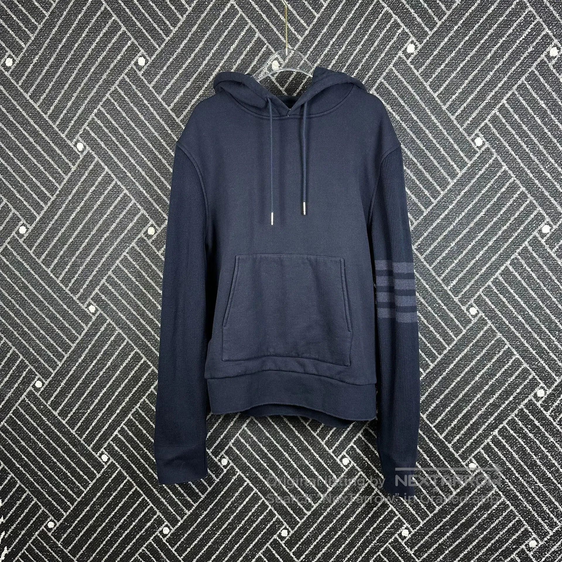 Thom Browne navy blue thom browne hoodie size 3. Size US L / EU 52-54 / 3 - 1 Thumbnail