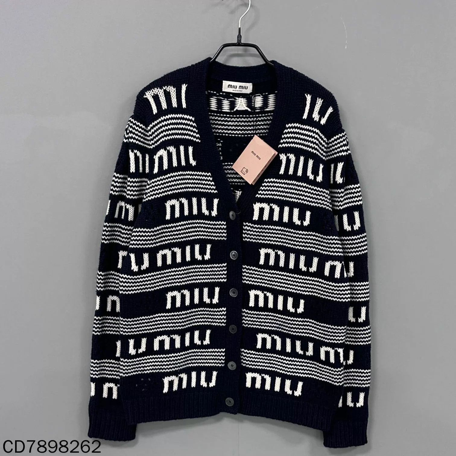 Miu Miu MIUMIU All Over Print Cardigan Women's 38 Size XS / US 0-2 / IT 36-38 - 1 Thumbnail