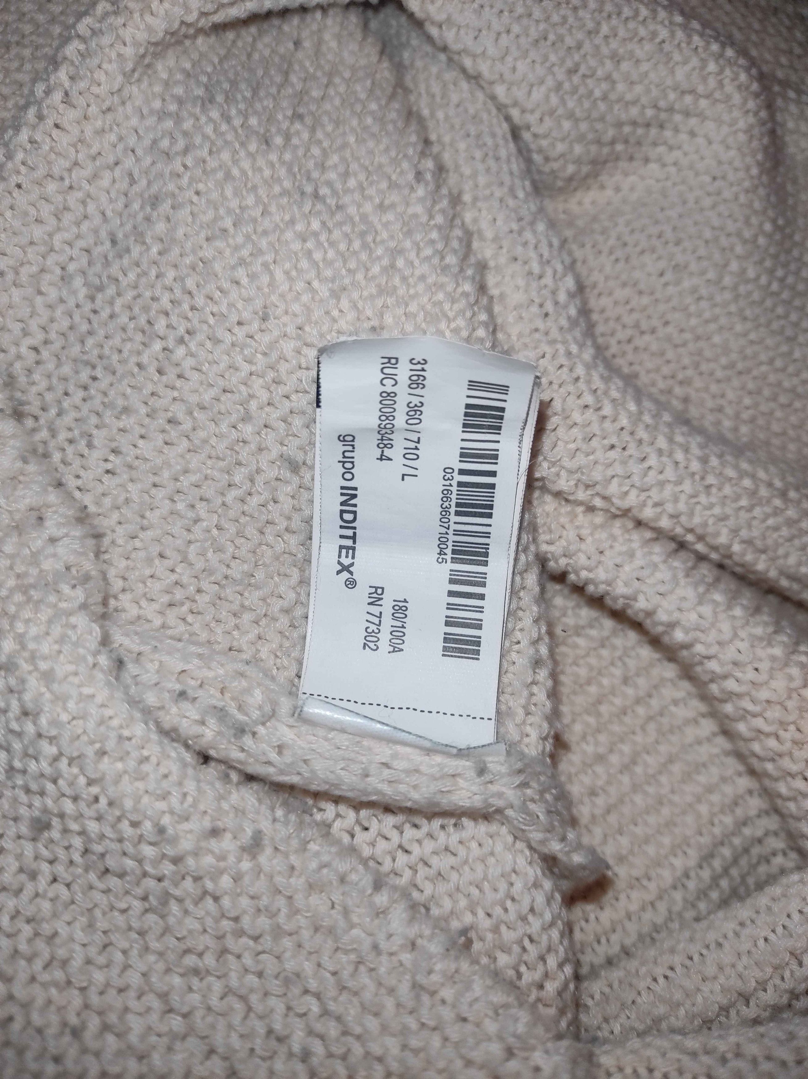 Zara Zara White Sweater Size US L / EU 52-54 / 3 - 4 Thumbnail