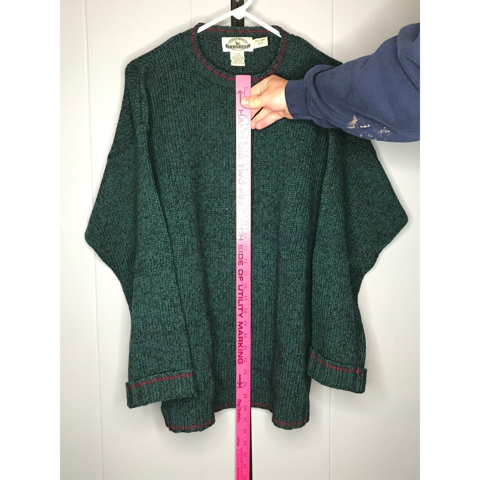 Eddie Bauer VTG Eddie Bauer Sweater Men's Medium Green Legends Wool Chun Size US M / EU 48-50 / 2 - 6 Thumbnail