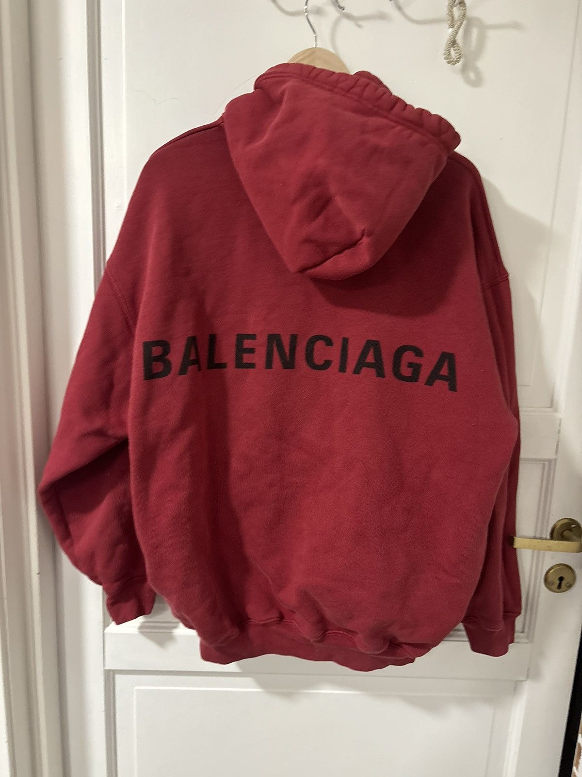 Back logo hoodie