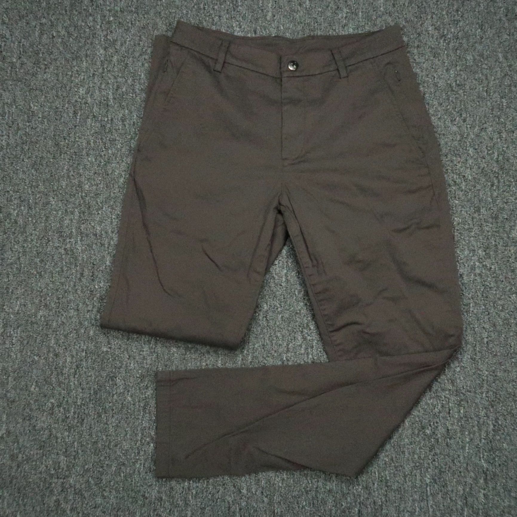 Vintage Birddogs Pants Mens 30x30 Gray Stretch Khakis Stretch Chino Zip Pockets Lined 5-Pocket Design Size US 30 / EU 46 - 2 Thumbnail
