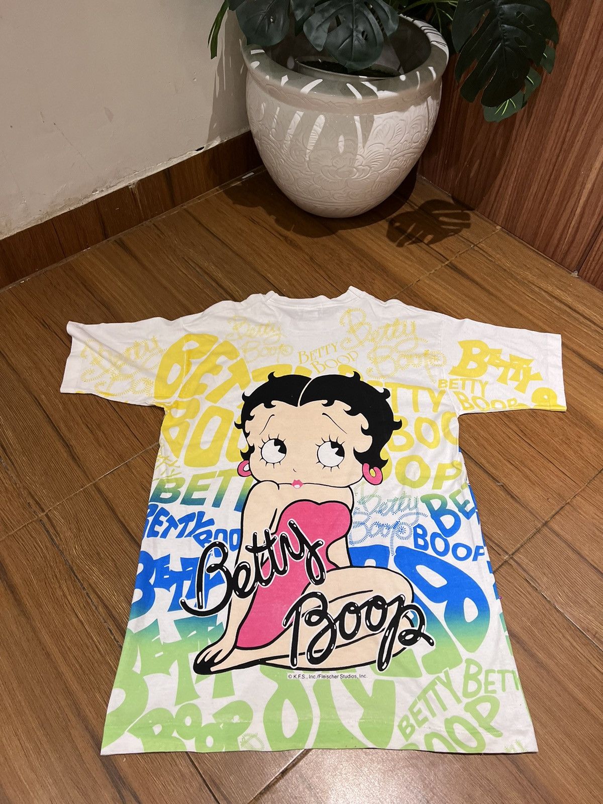 Vintage 🔥RARE🔥Vintage 90s AOP Betty Boop Size US L / EU 52-54 / 3 - 2 Thumbnail