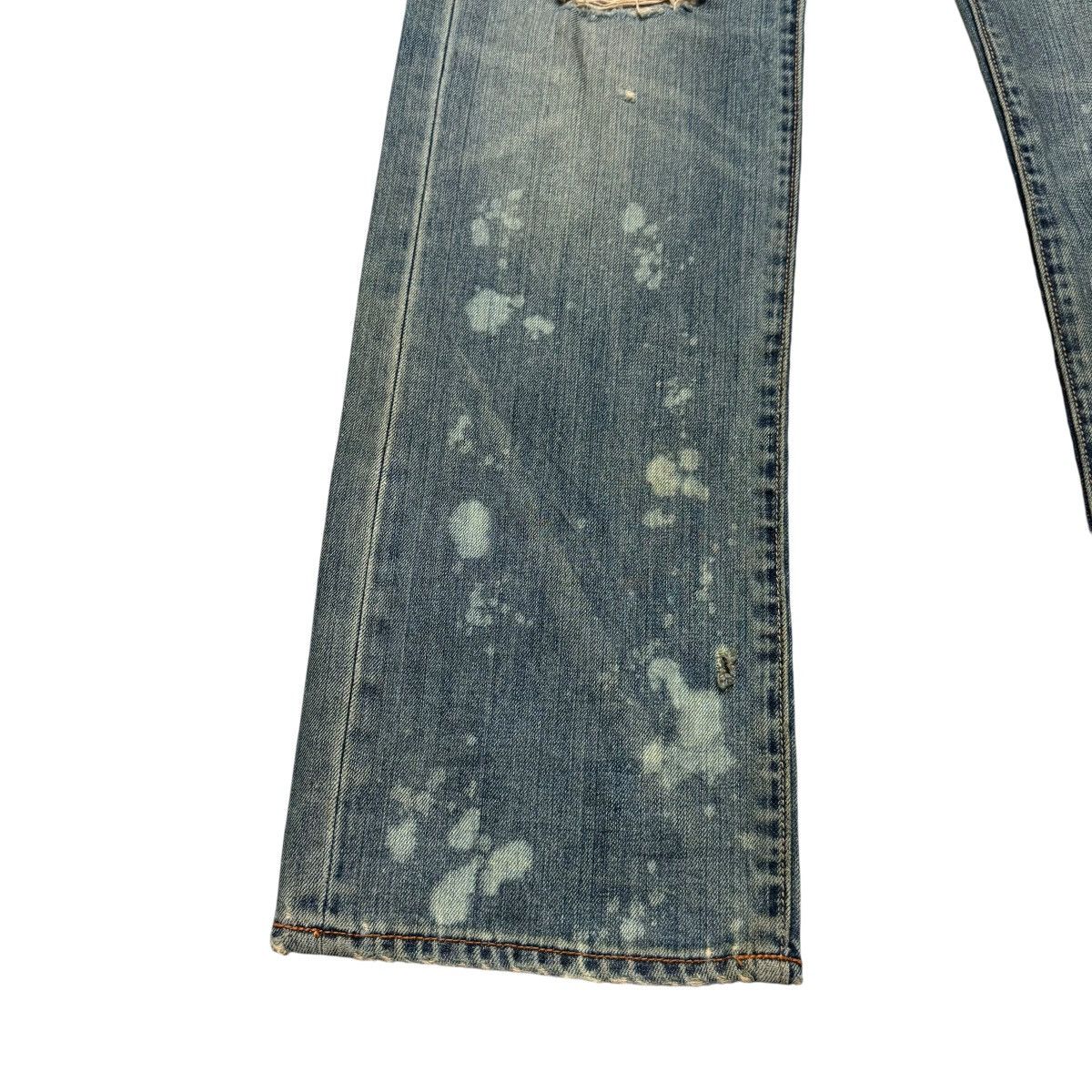 Christian Audigier Vintage Christian Audigier Denim Thrashed Jeans Size US 32 / EU 48 - 9 Thumbnail