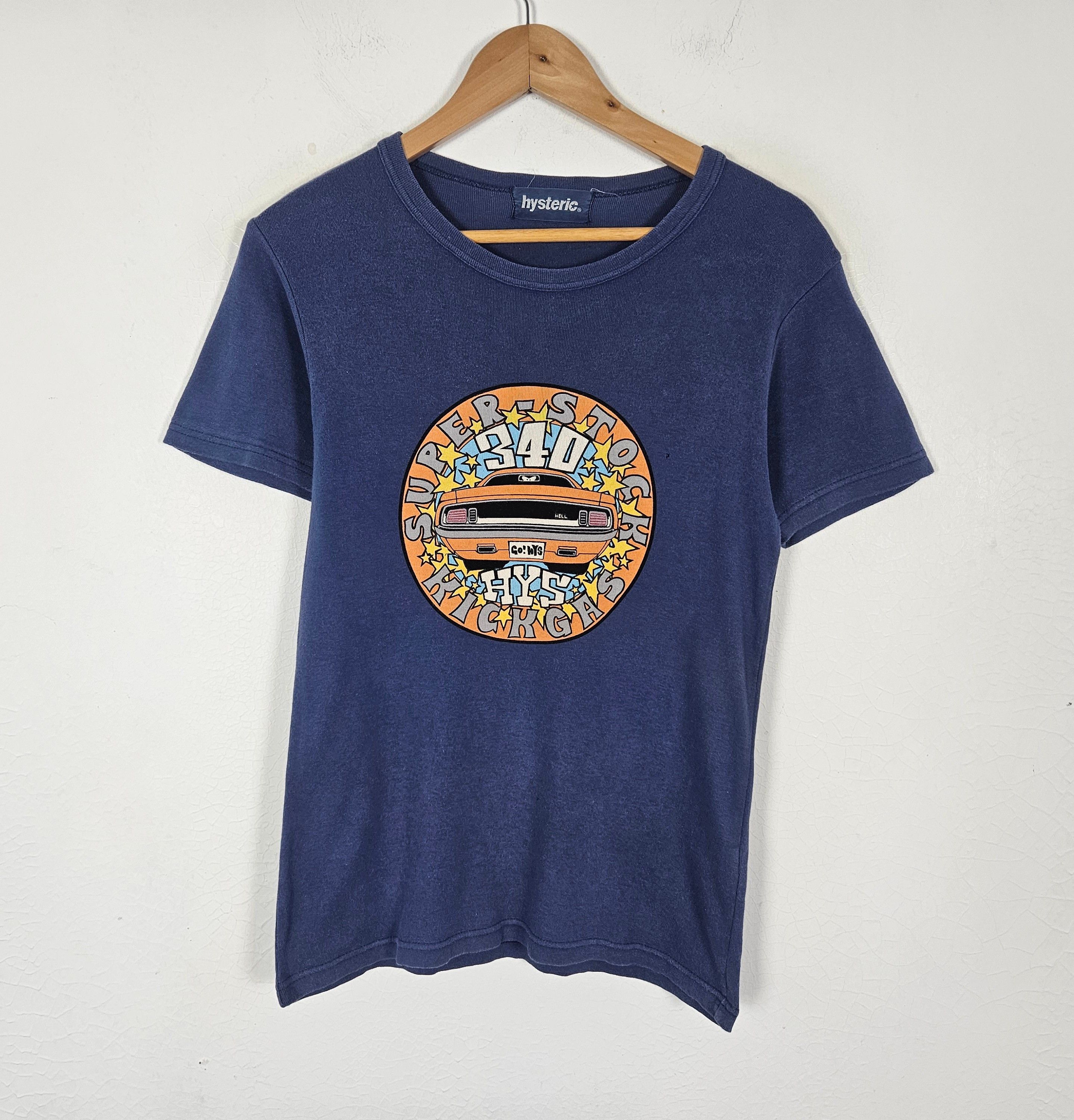 Hysteric Glamour Hysteric Glamour Super stock Kickgas tee shirt Size US S / EU 44-46 / 1 - 2 Thumbnail