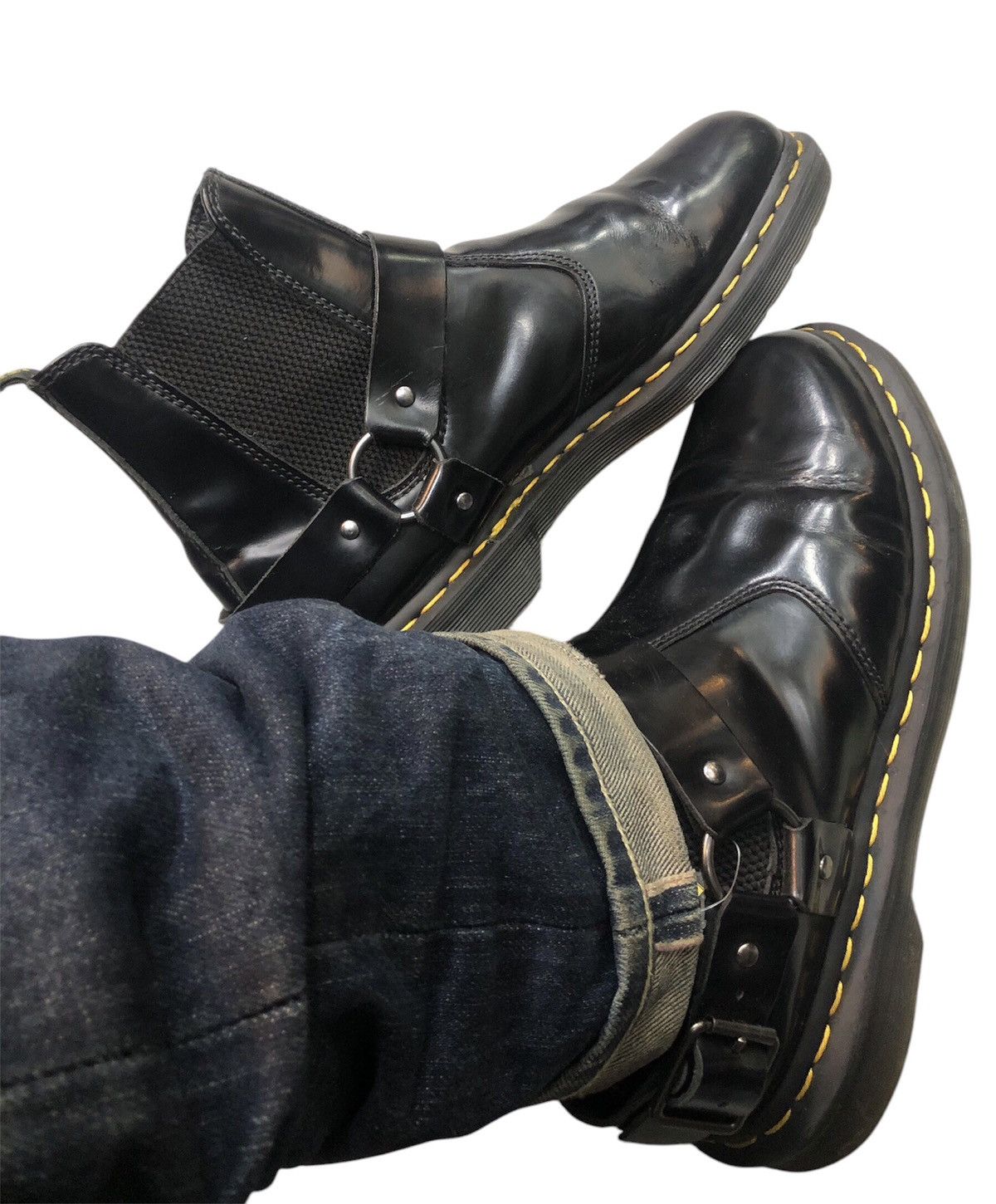 Dr. Martens × Vintage Vintage Dr.Martens Boots Leather Shoes Unisex Uk8/Us9 Size US 8 / EU 41 - 19 Thumbnail