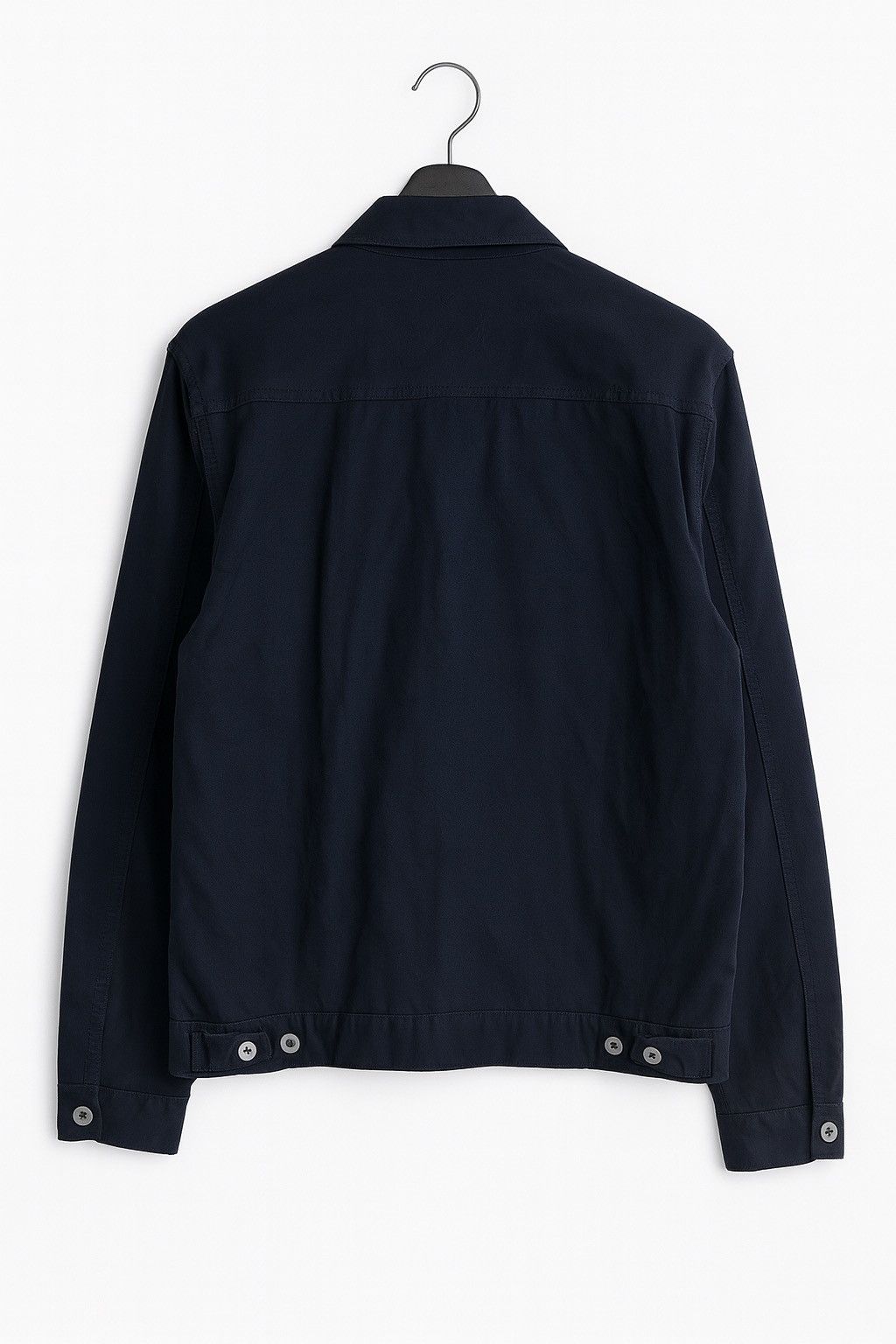 Beams Japan Beams Heart Navy Button-Up Jacket Japanese Casual Workwear Size US M / EU 48-50 / 2 - 2 Thumbnail