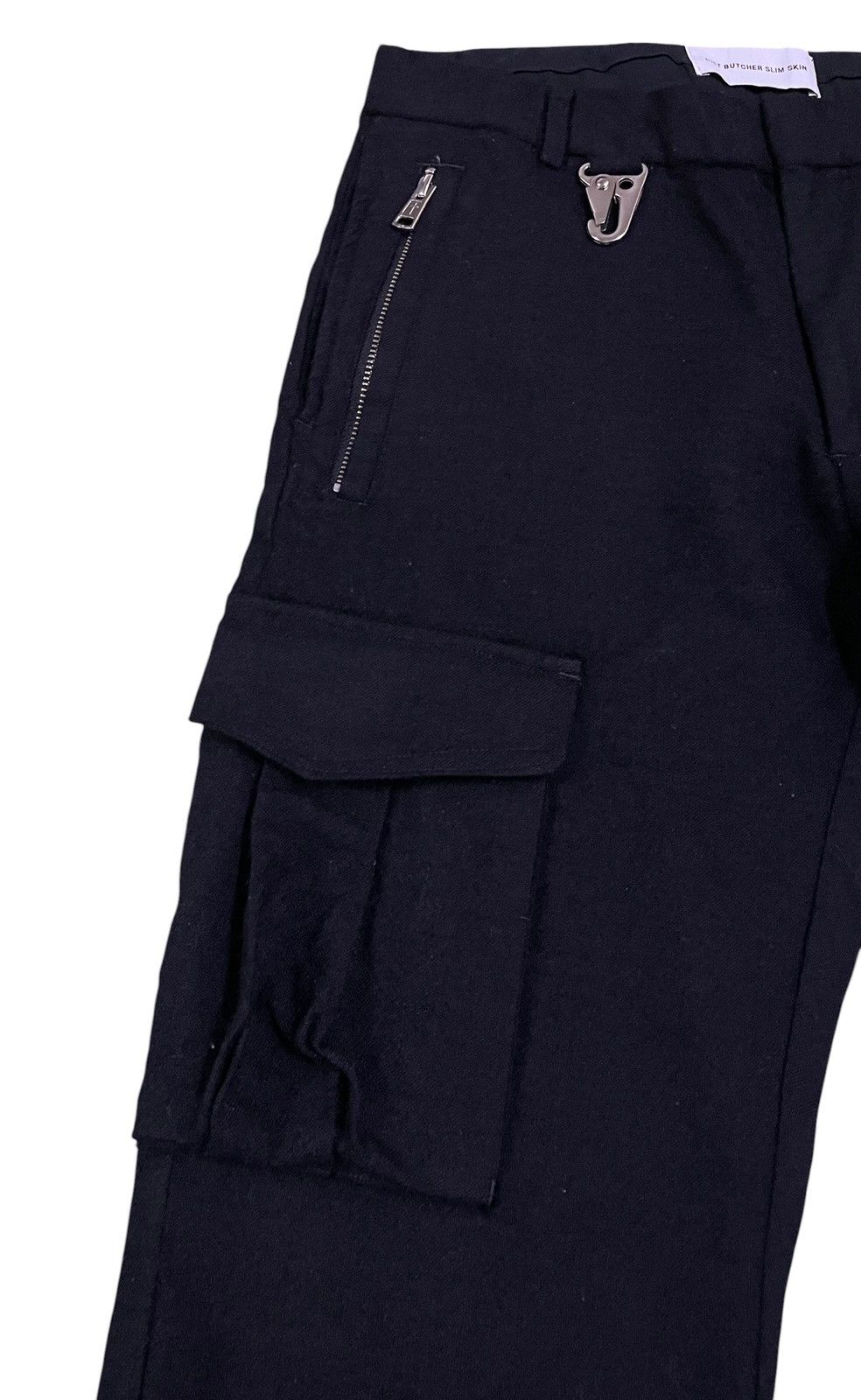 Diet Butcher Slim Skin AW19 Rare Design Diet Butcher Slim Skin Cropped Wool Pants Size US 27 - 3 Thumbnail