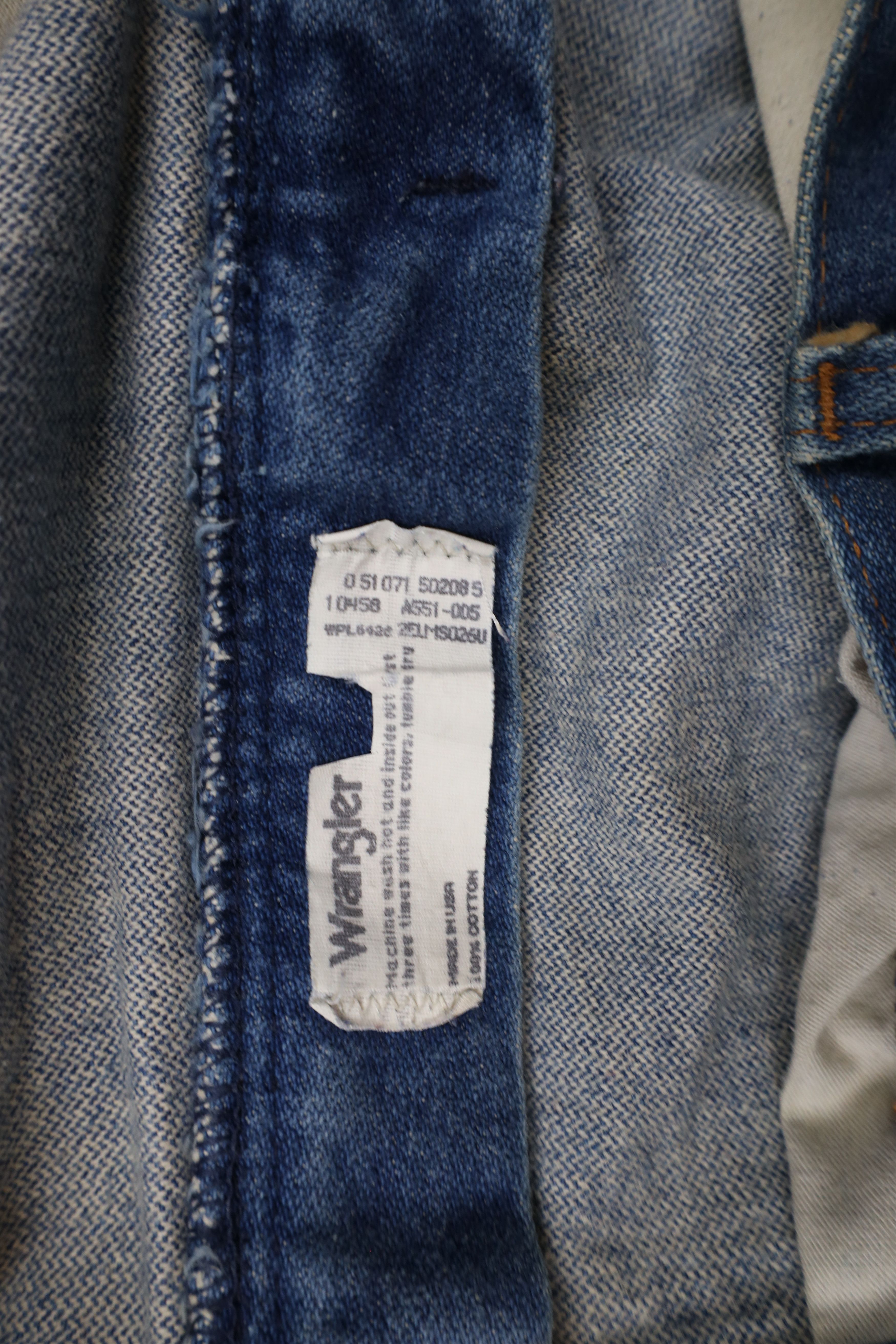 Vintage × Wrangler Vintage 90s Wrangler Leg Western Denim Jeans USA Blue Size US 34 / EU 50 - 8 Thumbnail