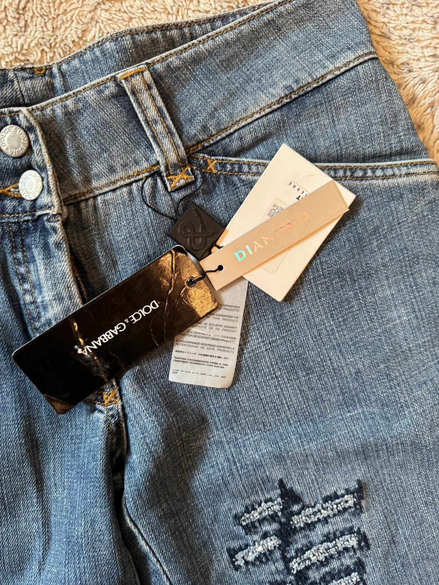 Dolce & Gabbana Dolce & Gabbana Denim Jeans Dead Stock Size 27" / US 4 / IT 40 - 5 Thumbnail