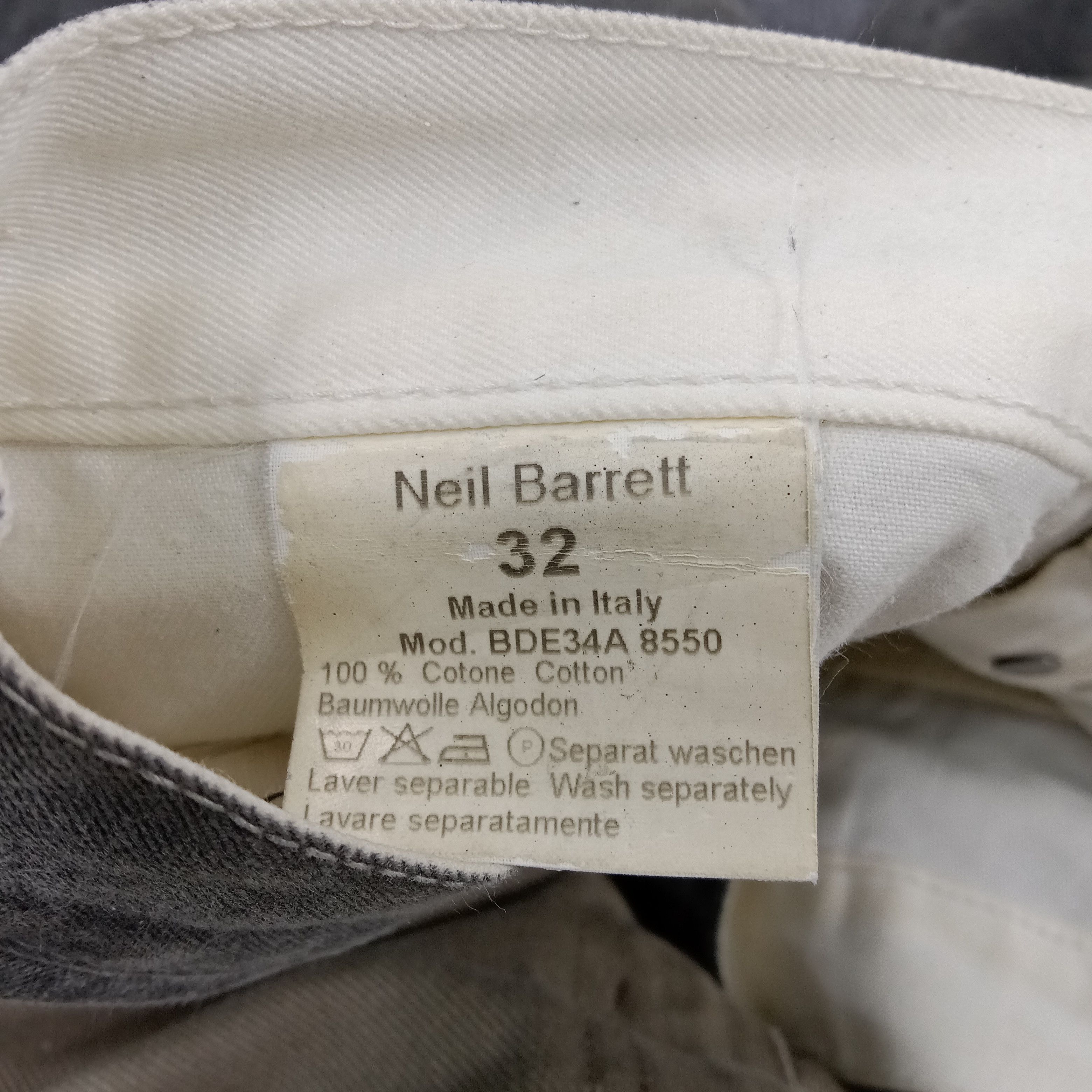 Neil Barrett × Vintage Neil Barrett Designer Brand Pants Size US 32 / EU 48 - 16 Thumbnail