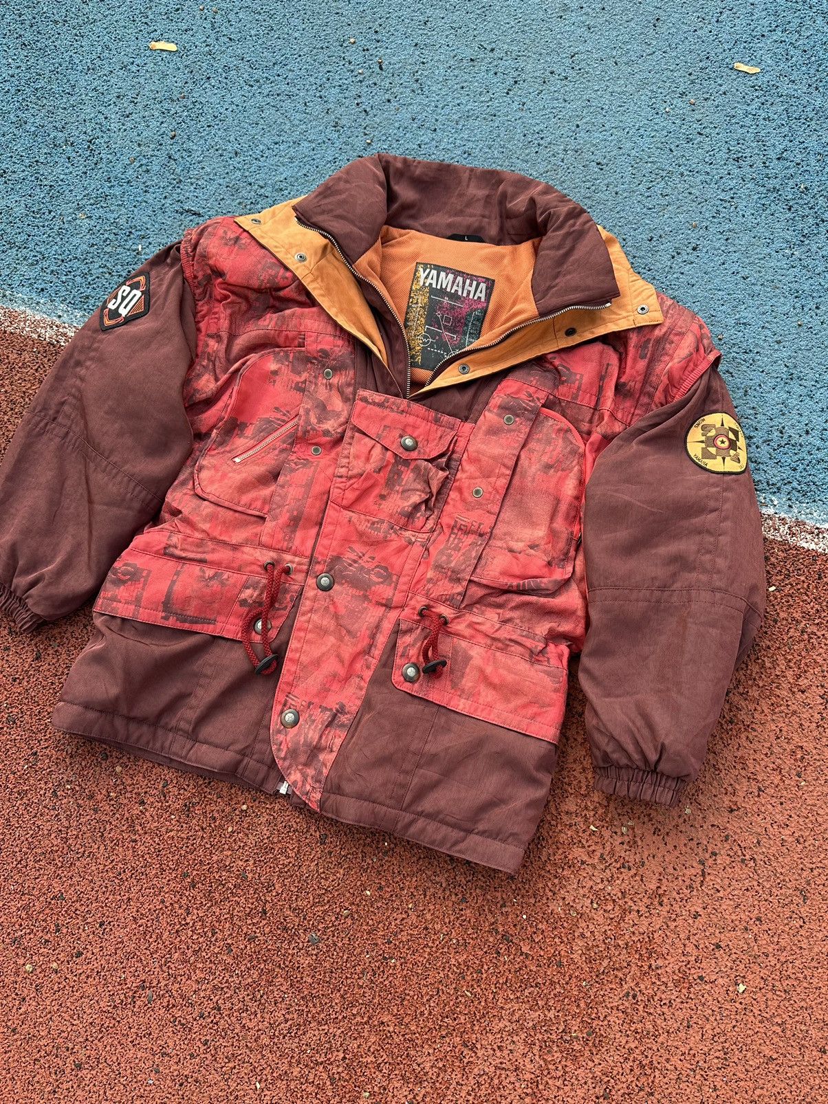 Yamaha Yamaha vintage jacket bomber snow square ski RARE Size US L / EU 52-54 / 3 - 2 Thumbnail