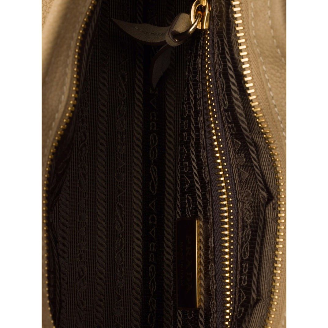 Prada PRADA Bonnie Medium $3500 Desert Beige Leather Top Handle Ba Size ONE SIZE - 4 Thumbnail