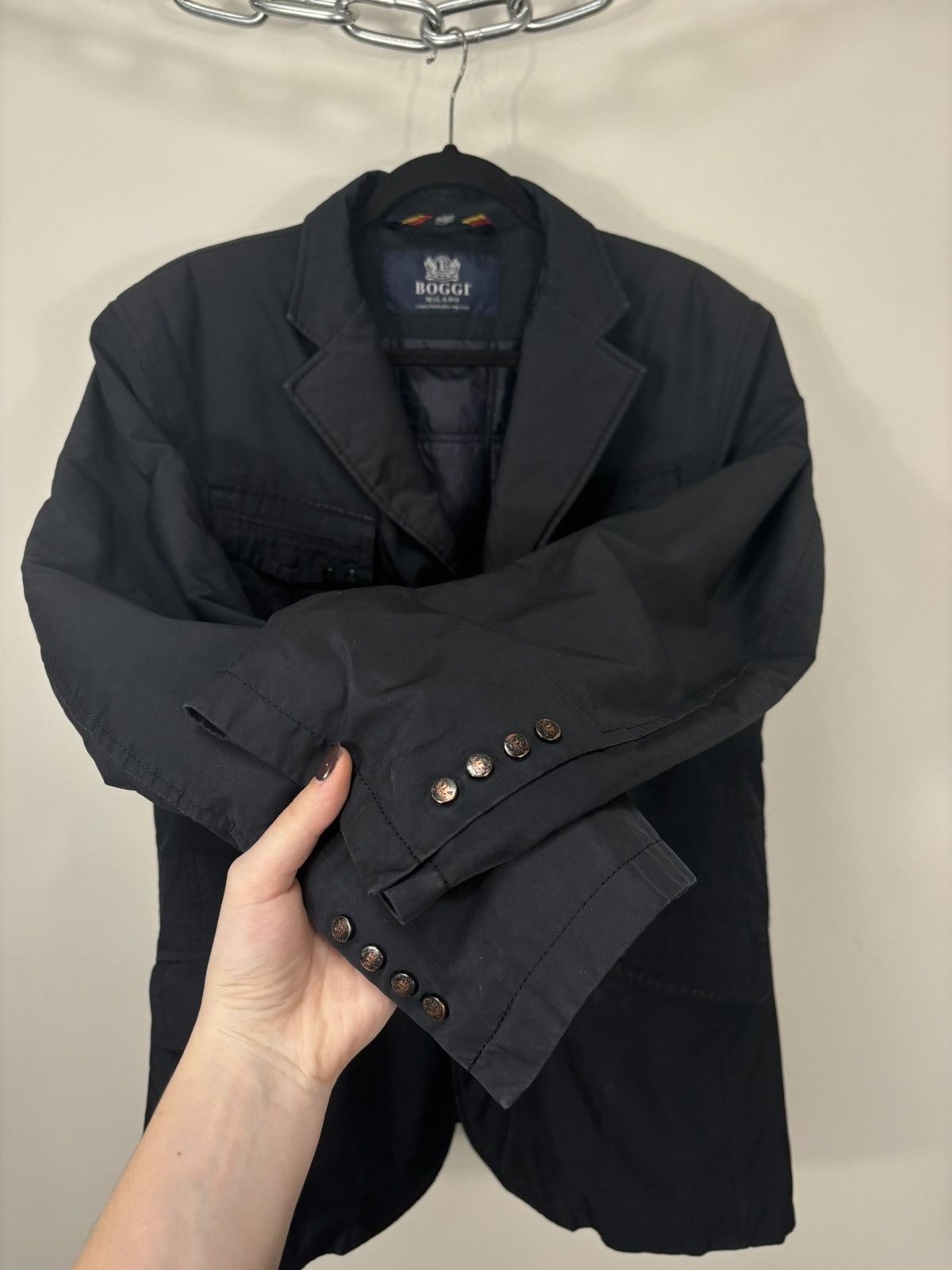 Boggi Boggi Rain Stop System Men’s Pockets Luxury Jacket Coat Size US L / EU 52-54 / 3 - 13 Thumbnail