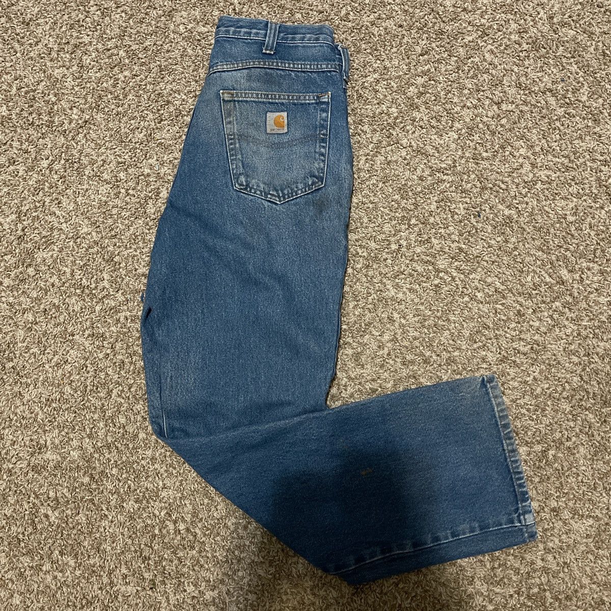 Carhartt × Vintage Baggy Carhartt Work Jeans Size US 31 - 2 Thumbnail