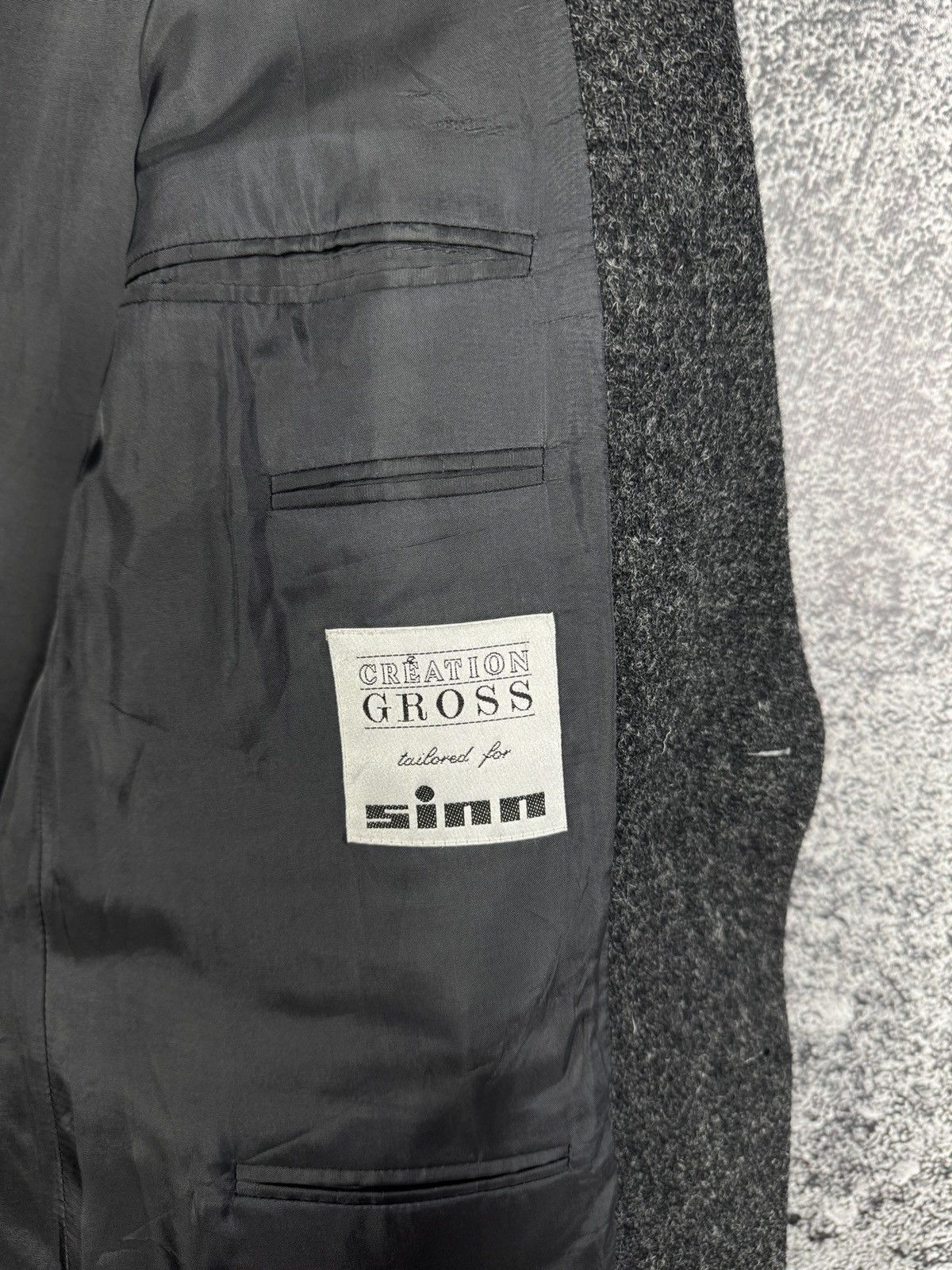 Harris Tweed Harris Tweed Greation Gross Tailored For Wool Blazer Size 27 Size 46S - 9 Thumbnail