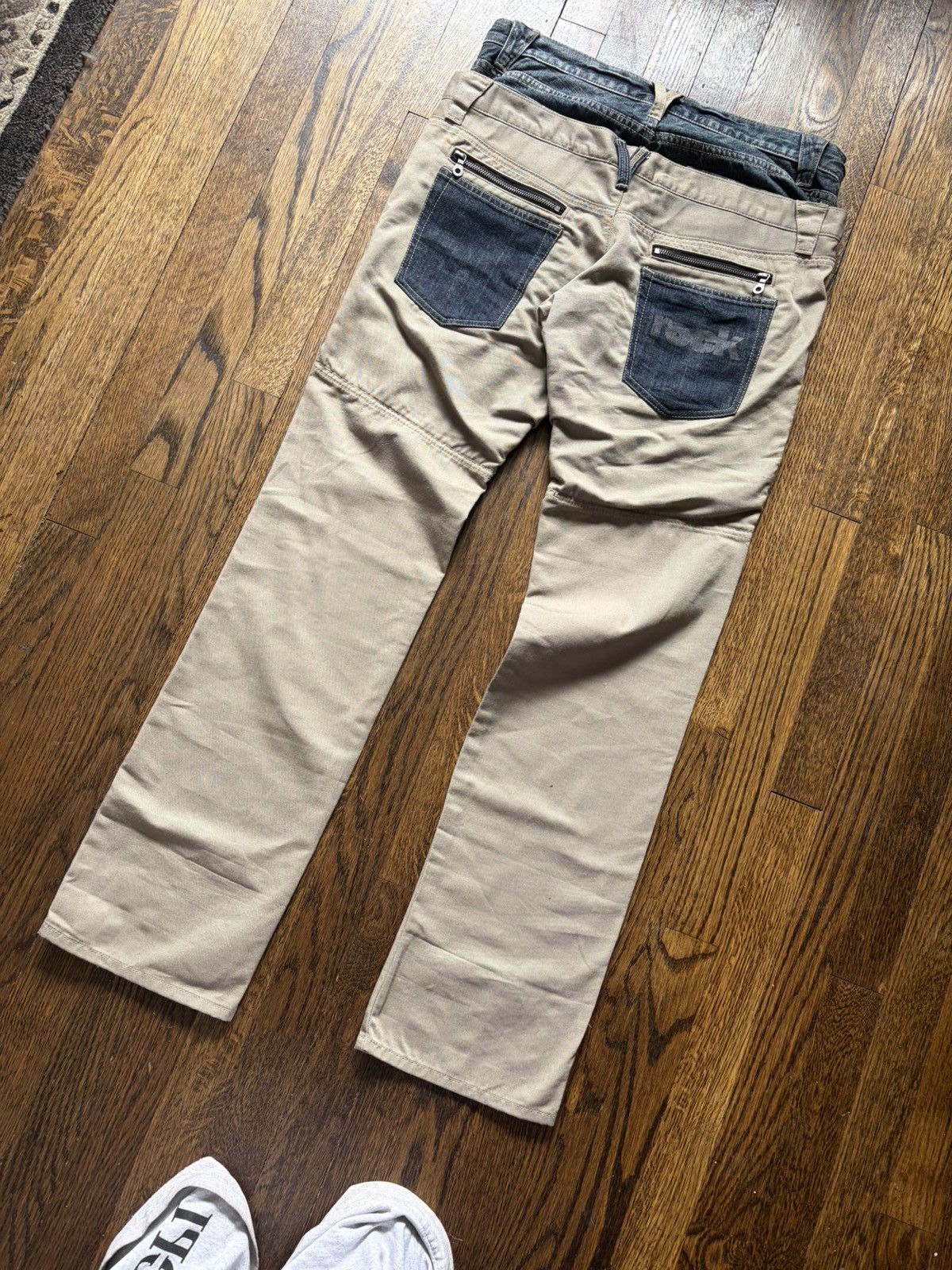 PPFM PPFM Double waisted khaki dark wash denim jeans Size US 32 / EU 48 - 5 Thumbnail