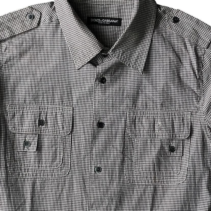 Dolce & Gabbana 🔥ACCEPTOFFERS🔥Dolce & Gabbana Shirt Button Ups Vintage Size US M / EU 48-50 / 2 - 4 Thumbnail