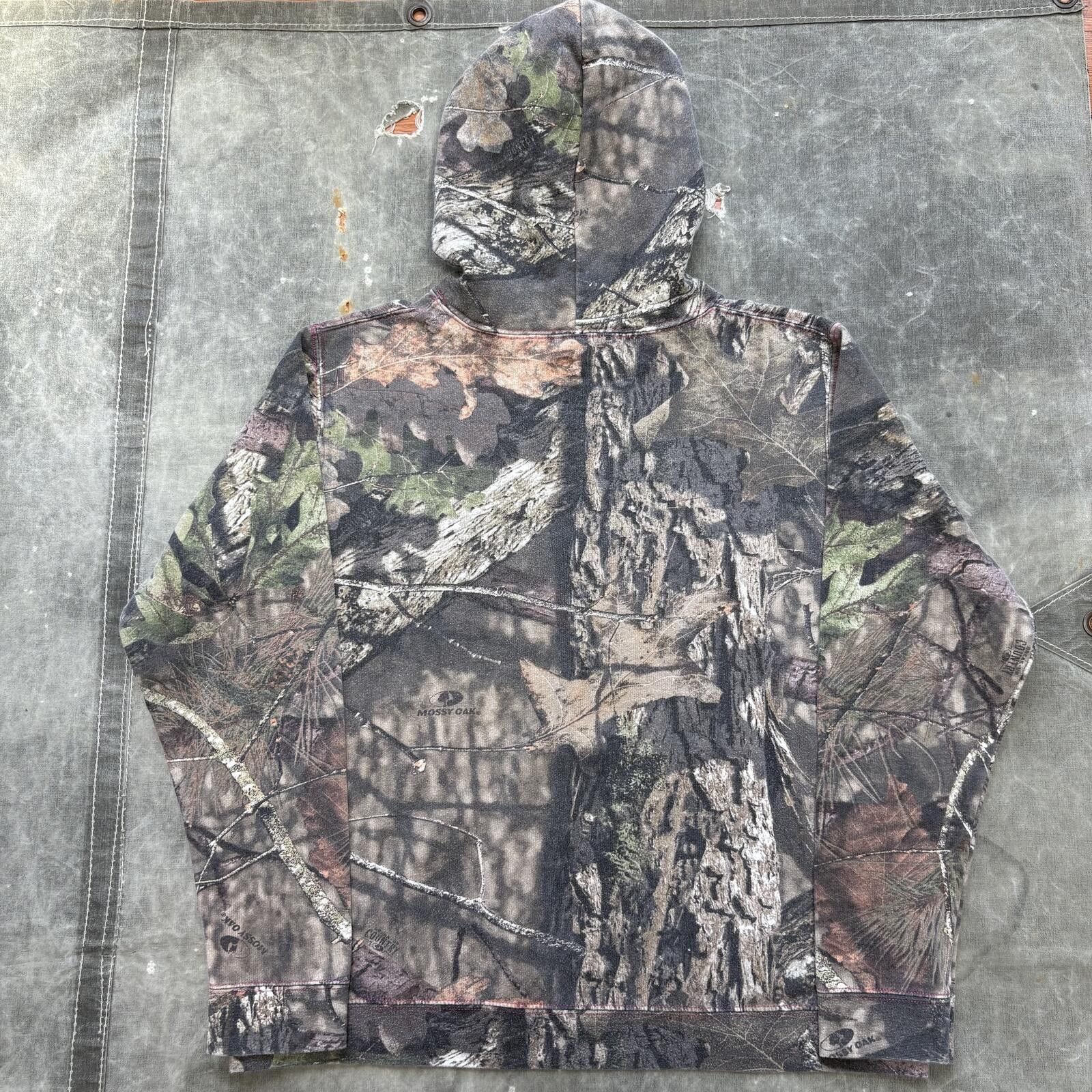 Mossy Oaks Vintage Mossy Oak Break Up Camo Pink Accents Grunge Hoodie Size L / US 10 / IT 46 - 5 Thumbnail