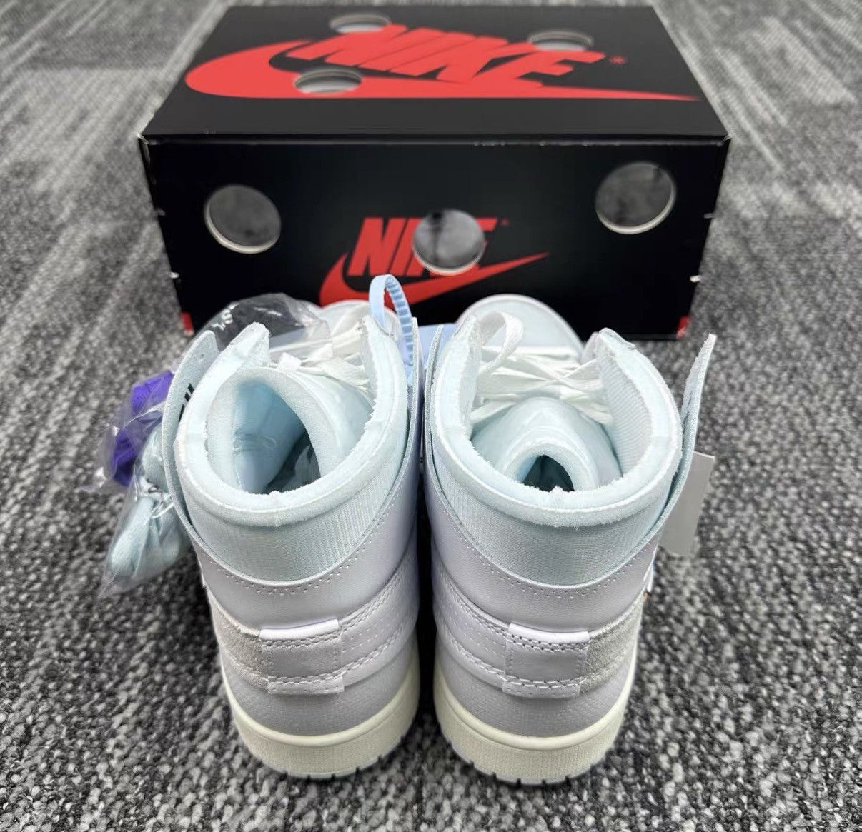 Jordan Brand Jordan × Virgil Abloh Archive Alaska AJ1 VAA Sneakers J42 Size US 8 / EU 41 - 3 Thumbnail