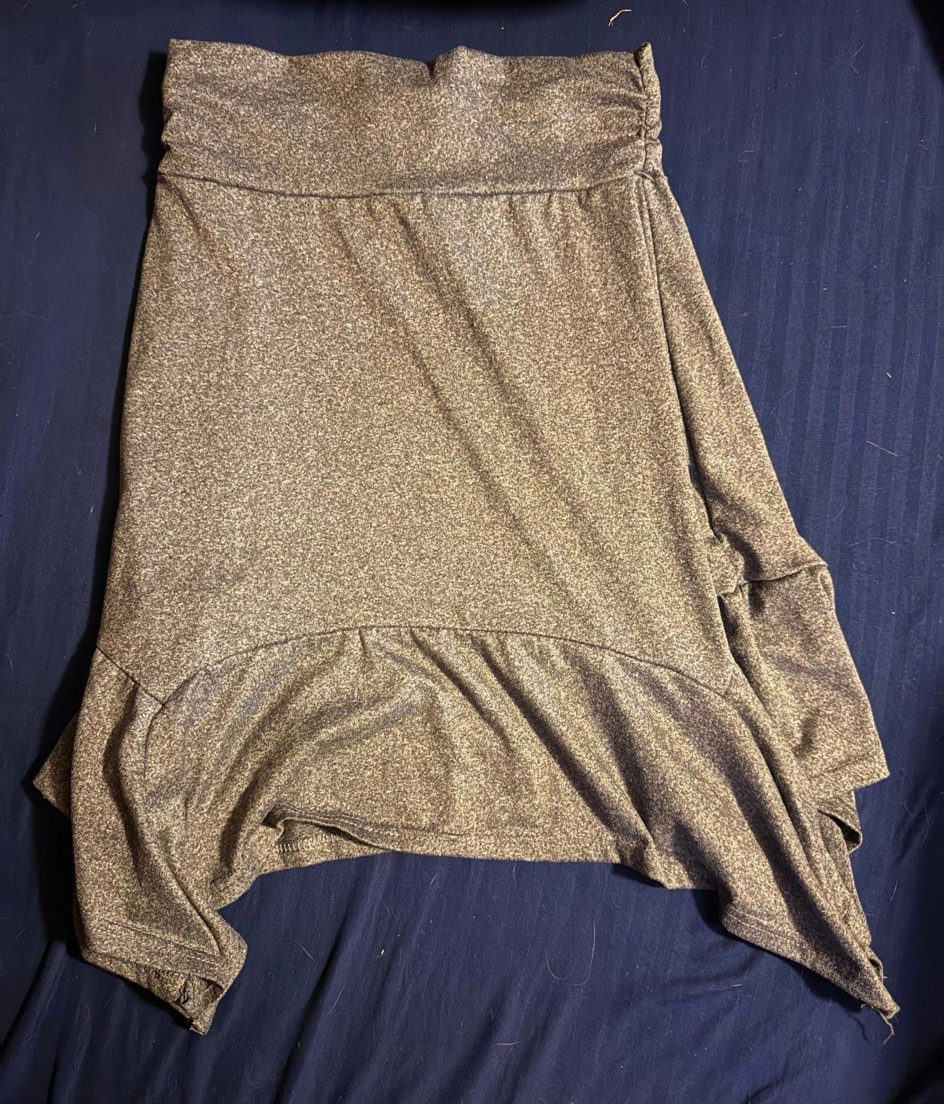 Designer Small Gray Skirt Knee Length Size 28" / US 6 / IT 42 - 1 Thumbnail