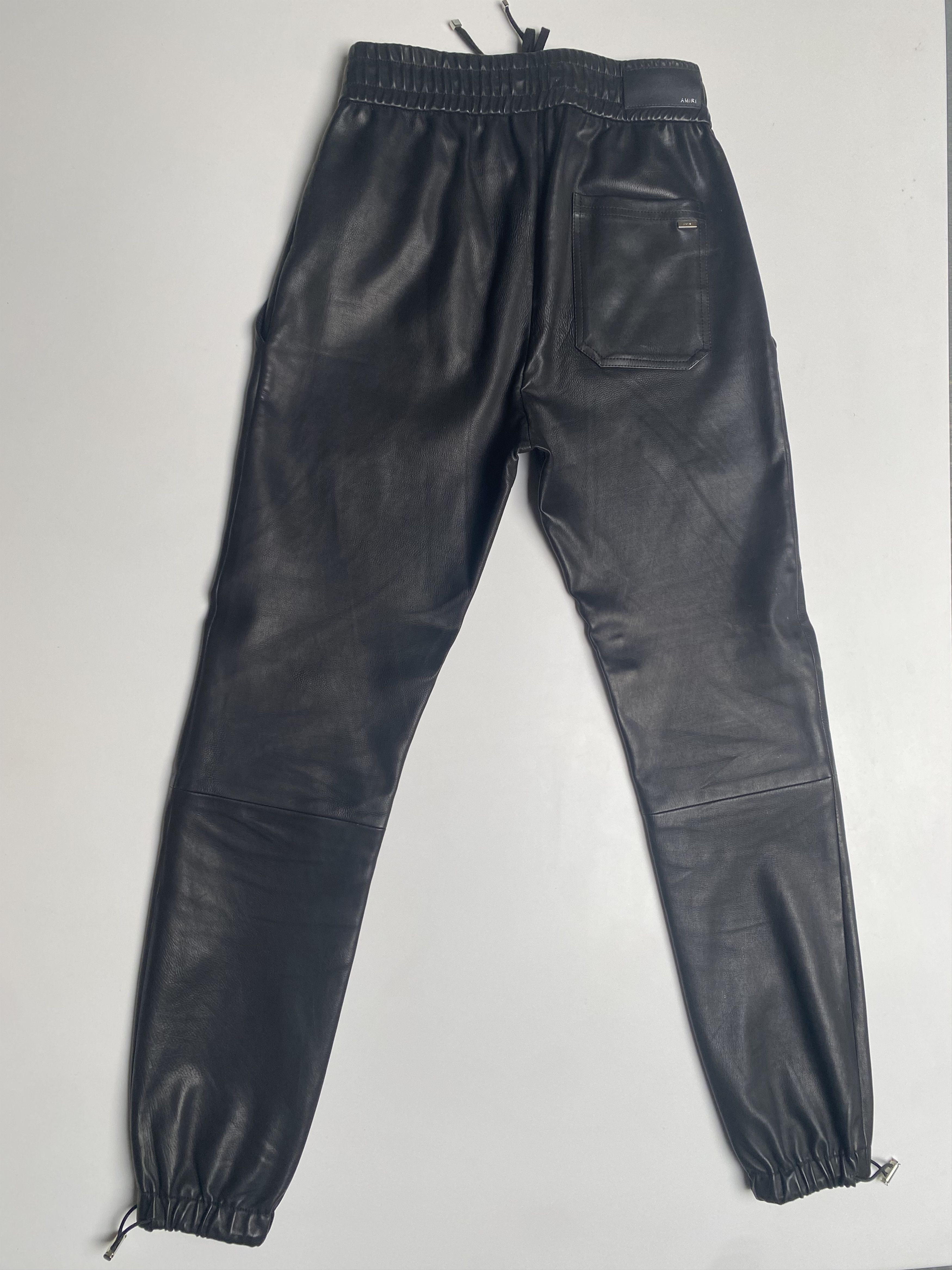 Amiri Amiri Leather Jogging Pant Size US 32 / EU 48 - 2 Thumbnail