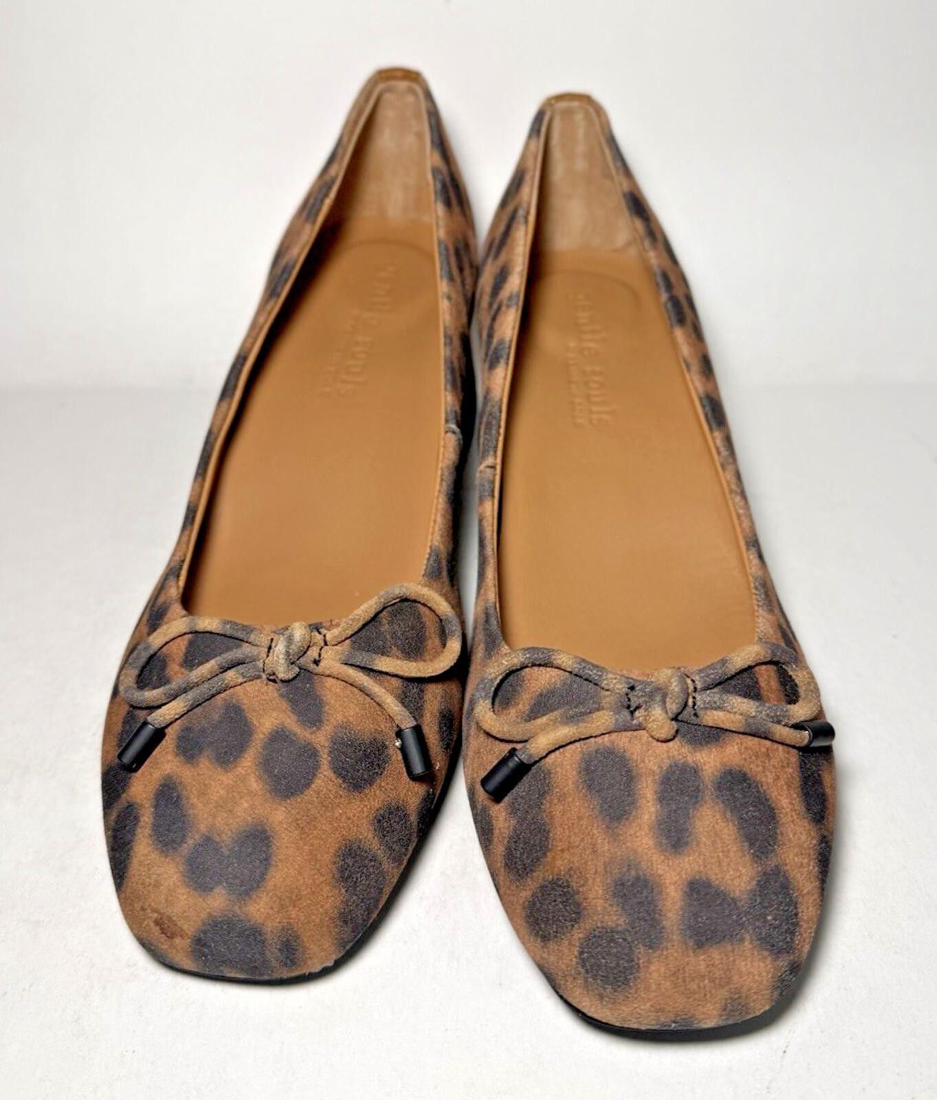 Other GENTLE SOULS KENNETH COLE Lancine Suede Leopard Bow Heel Size US 9.5 / IT 39.5 - 2 Thumbnail