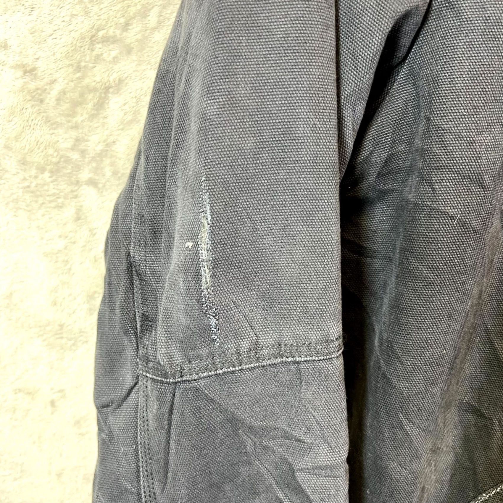 Levi's Levi's Bomber Jacket Men's XL Black Canvas Cotton Full Zip Hooded Lined Size US XL / EU 56 / 4 - 7 Thumbnail