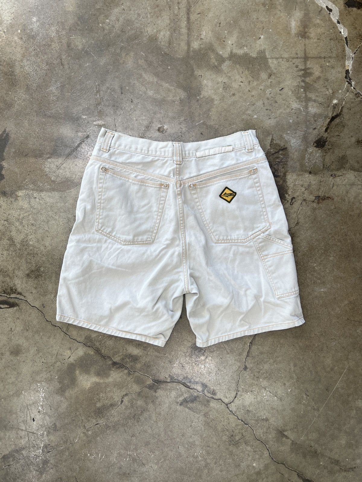 Vintage Traffic Carpenter Blue Traffic Distressed Tan Shorts Sz. 32 Size US 34 / EU 50 - 2 Thumbnail