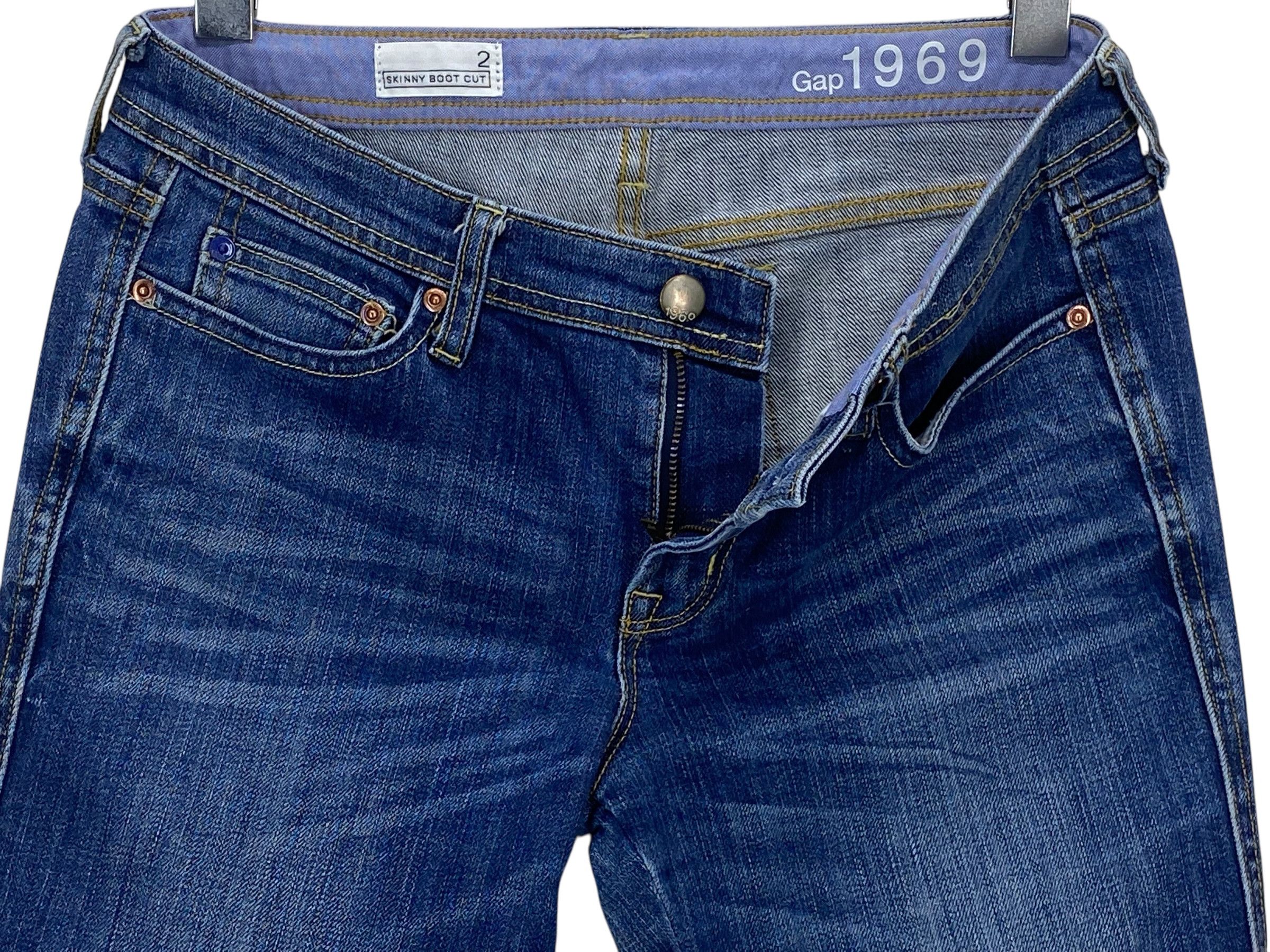 Gap Gap Low Rise Skinny Bootcut Jeans Size 26" / US 2 / IT 38 - 8 Thumbnail