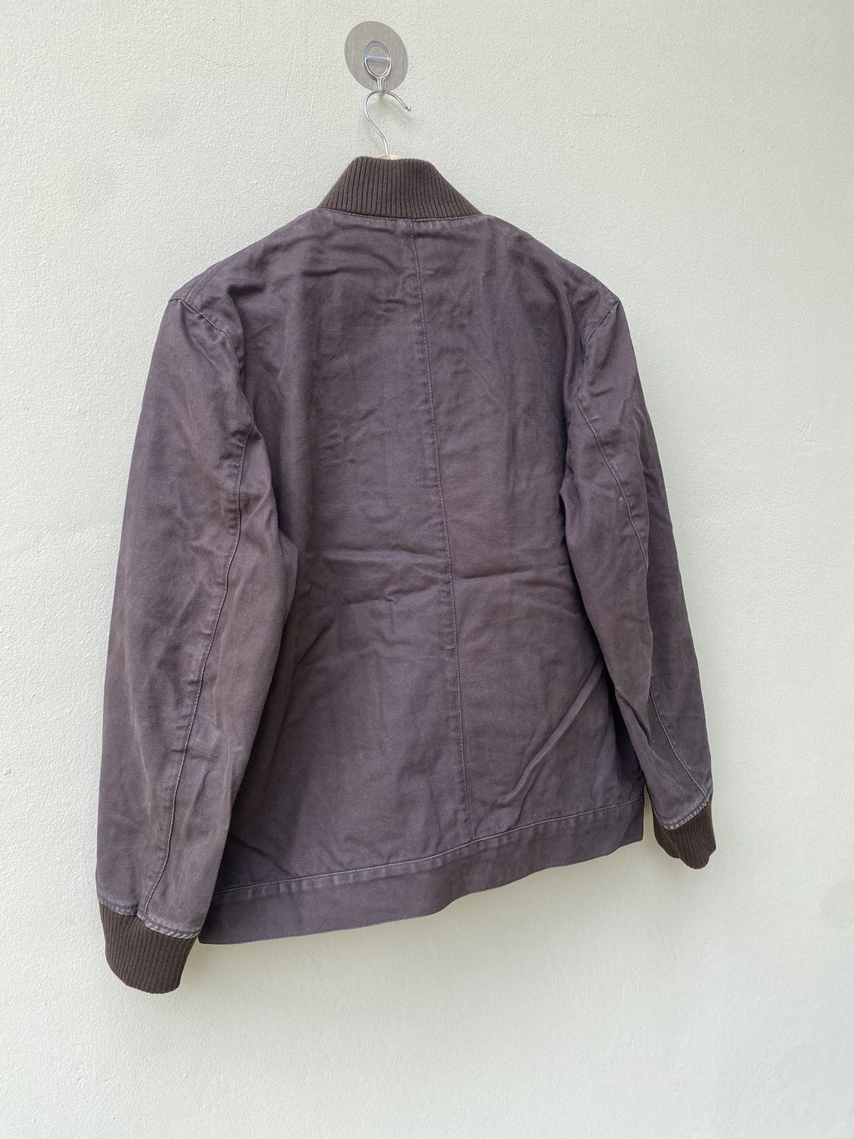 Japanese Brand × United Arrows × Vintage RARE VINTAGE UNITED ARROWS DUCK KANVAS JACKET FADED BROWN Size US M / EU 48-50 / 2 - 11 Thumbnail