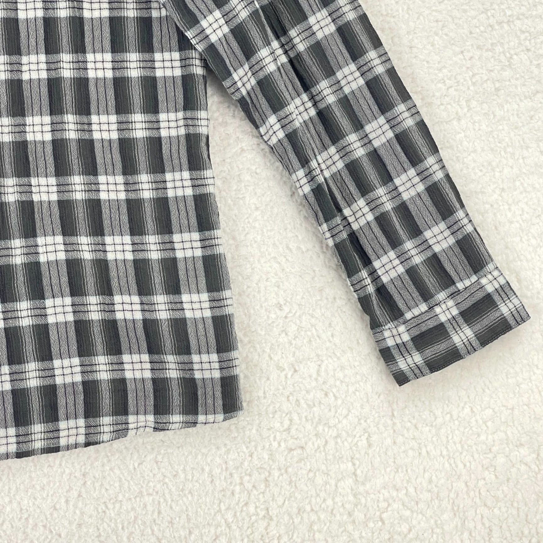 Patagonia Patagonia Steersman Button-Up Shirt Mens XL Gray Plaid Long Sleeve Casual Size US XL / EU 56 / 4 - 4 Thumbnail