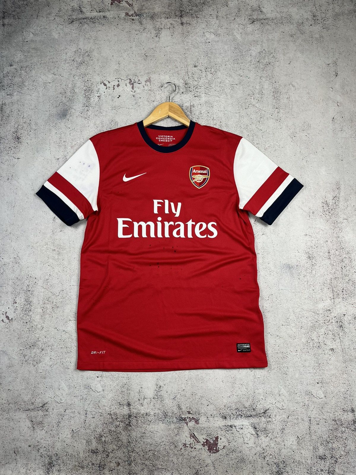 Nike ARSENAL 2012 2014 SOCCER JERSEY NIKE COACH GOALKEEPER TERRY Size US M / EU 48-50 / 2 - 1 Thumbnail