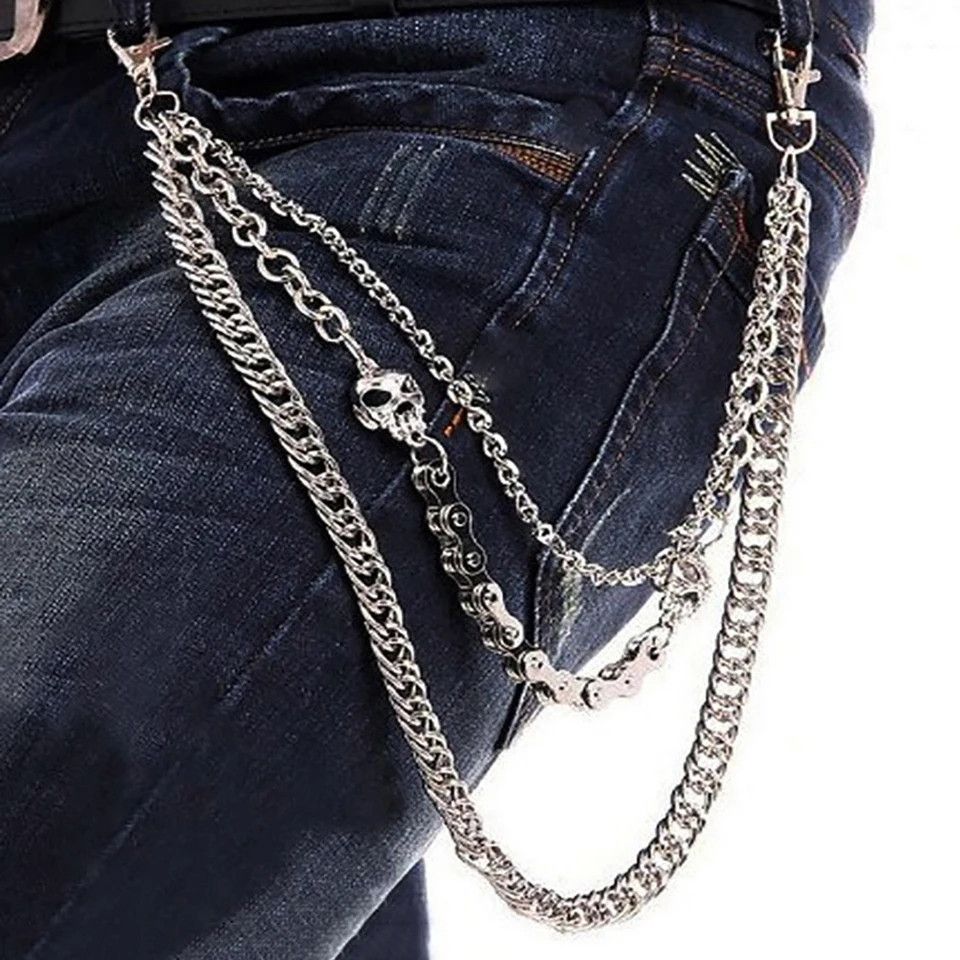 Jewelry Multilayer Punk Wallet Keychain Size ONE SIZE - 3 Thumbnail
