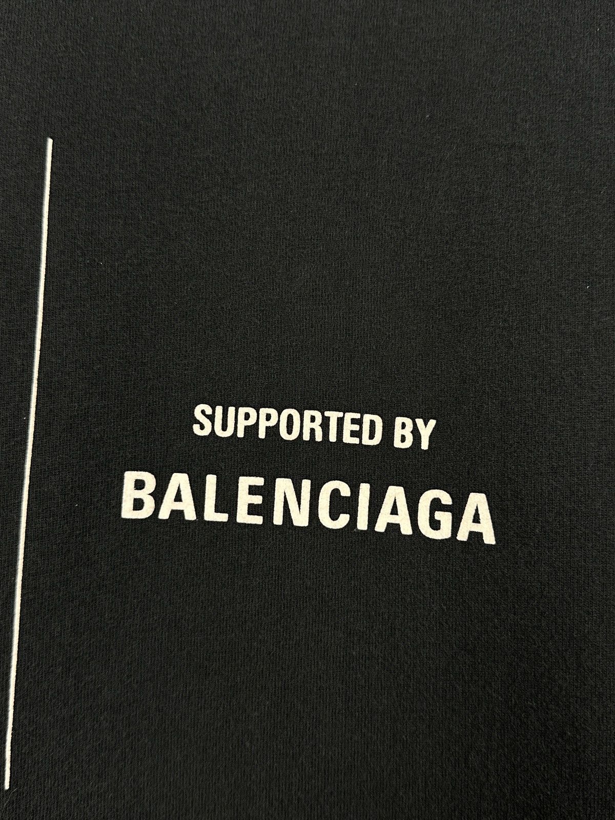 Balenciaga Balenciaga WFP World Wood Programme Supports Black T-Shirt Size US L / EU 52-54 / 3 - 15 Thumbnail