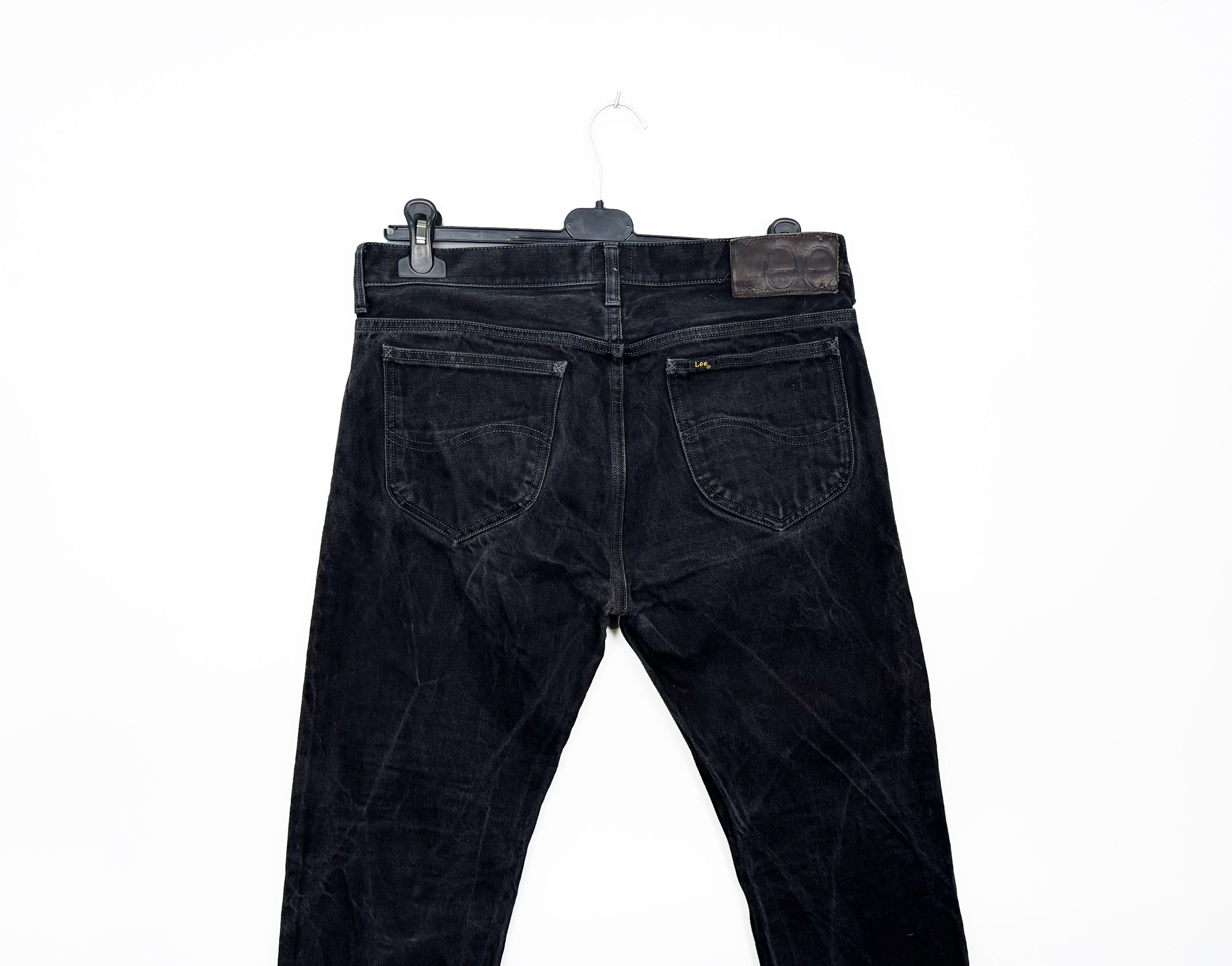 Lee Lee 101 Rider 13oz Blue Selvedge Washed Vintage Denim Size US 32 / EU 48 - 8 Thumbnail