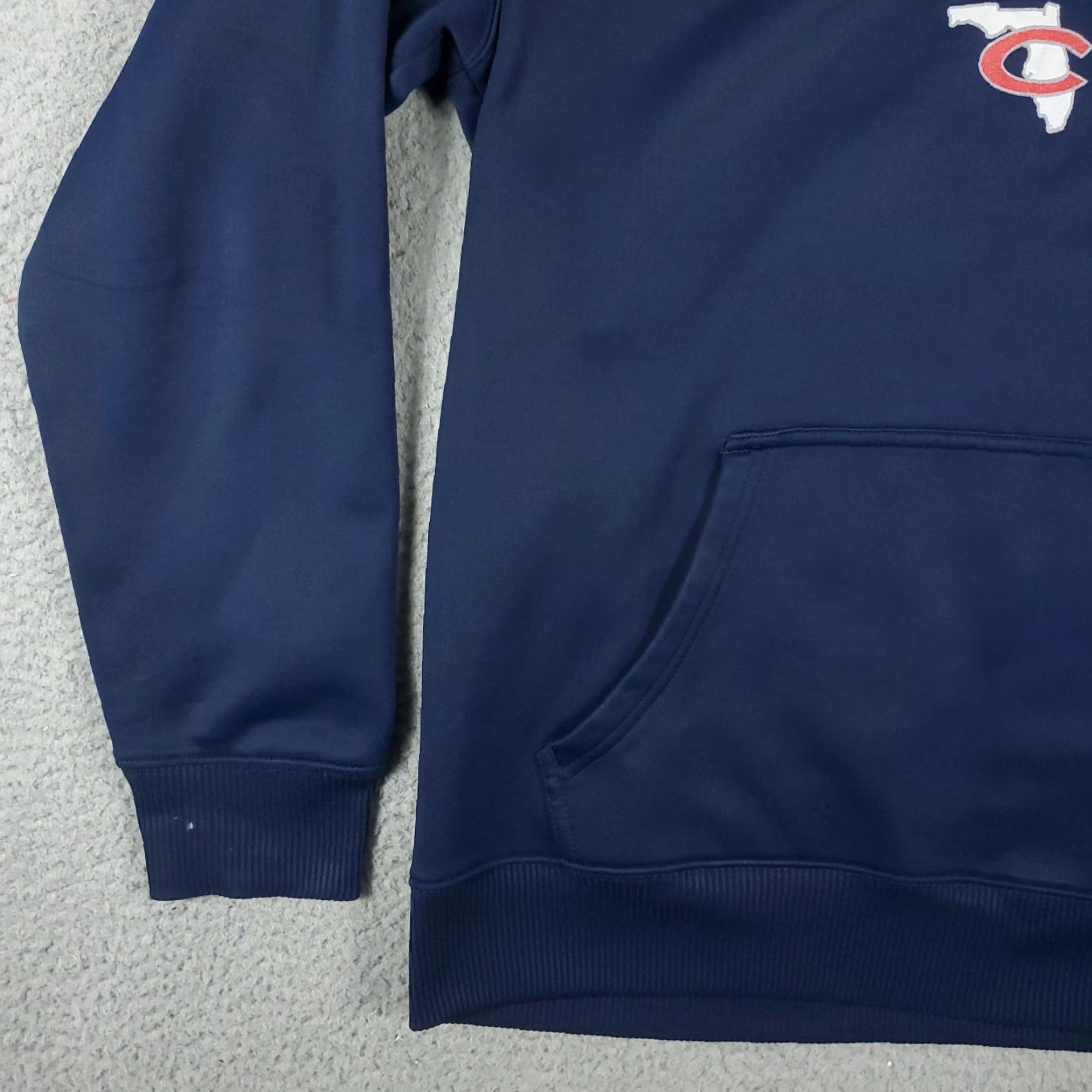 Adidas Adidas Blue Patriots Baseball Pullover Hoodie Size Medium Size US M / EU 48-50 / 2 - 4 Thumbnail
