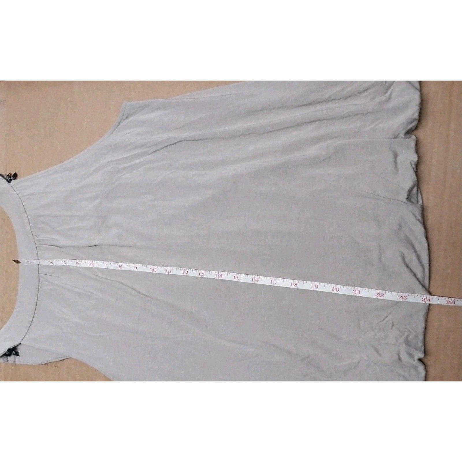 Alfani Alfani Womens Large Brown Beaded Tank Top Sparkle Rhinestone Size L / US 10 / IT 46 - 8 Thumbnail