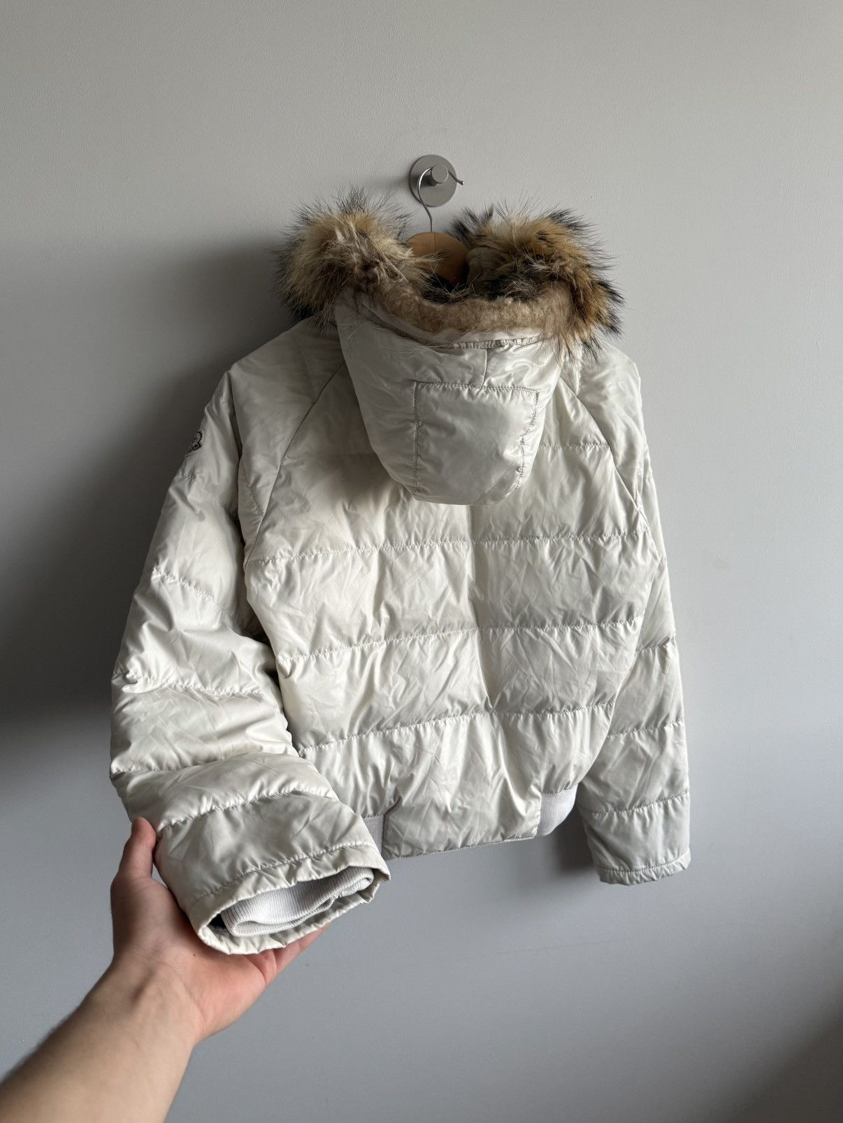 Moncler Vintage Moncler Cropped Down Puffer Bomber Jacket | 3 Size M / US 6-8 / IT 42-44 - 17 Thumbnail
