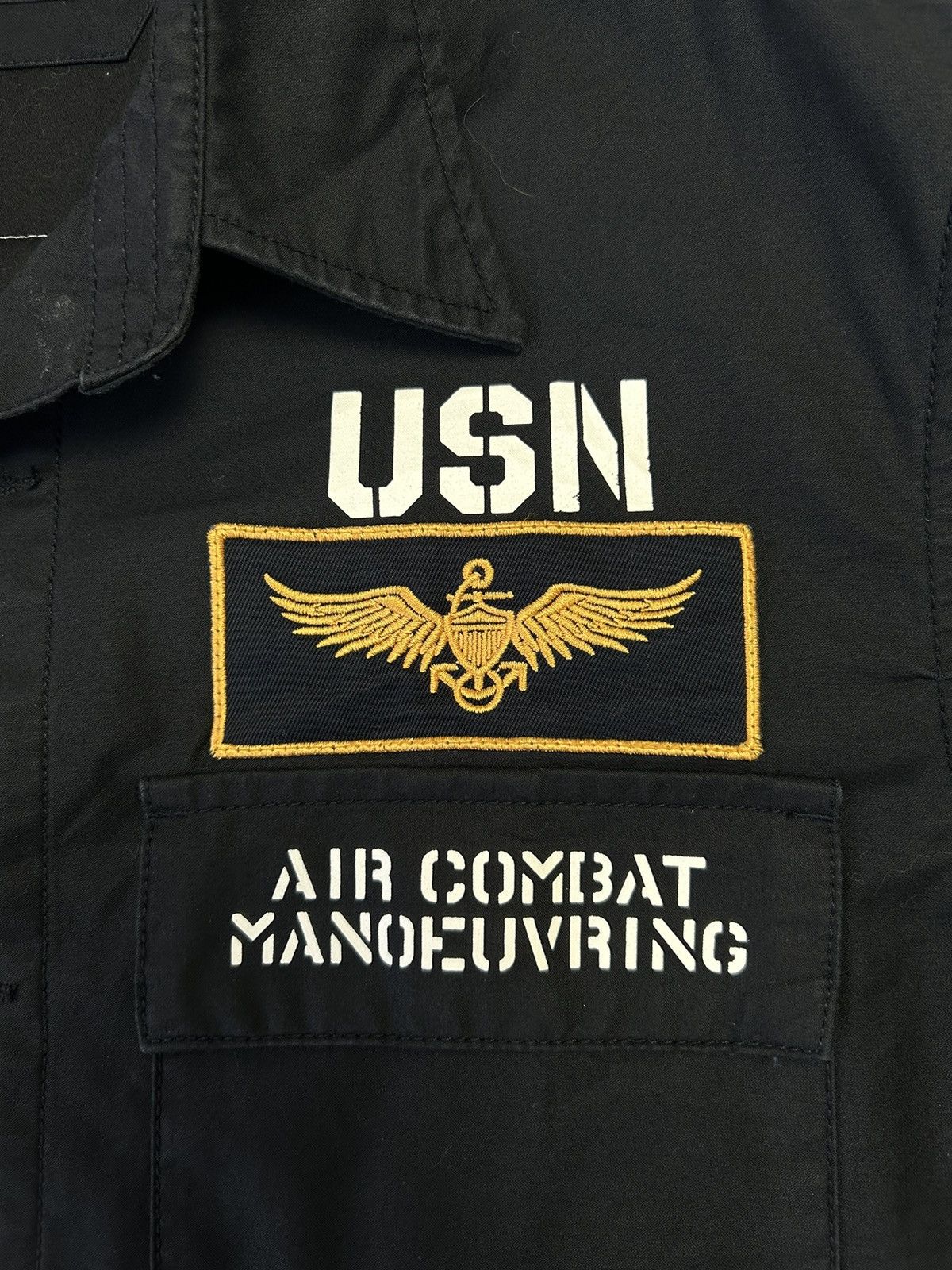 Avirex AVIREX TOP GUN BUTTON UP PATCHES SHIRT Size US XL / EU 56 / 4 - 6 Thumbnail