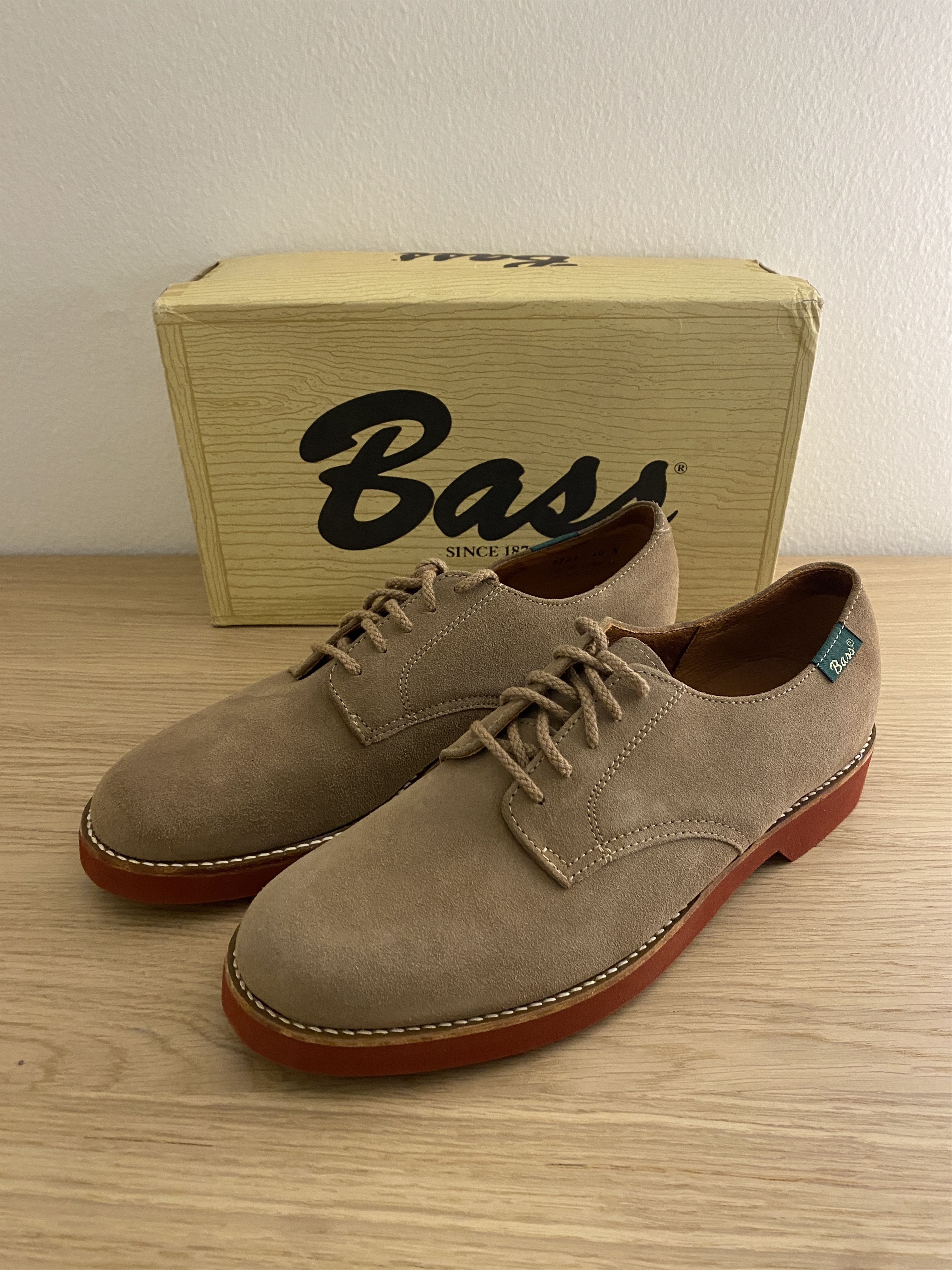 Bass Suede Derby (New Old Stock) Size US 10 / EU 43 - 1 Thumbnail