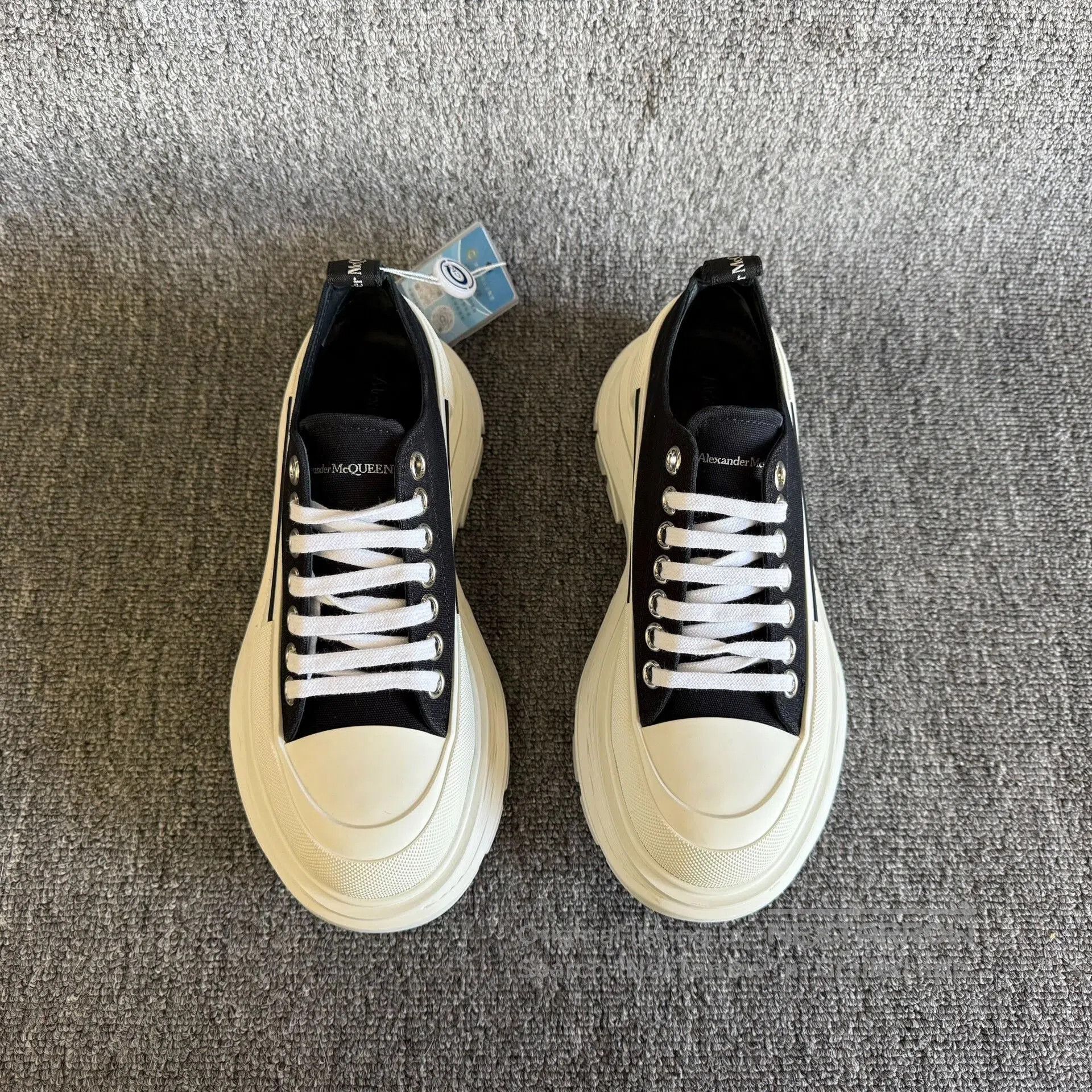 Alexander McQueen Alexander McQueen Platform Canvas Shoes 37.5. Size US 6.5 / IT 36.5 - 3 Thumbnail