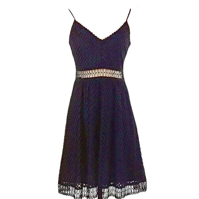 Likely Lace Blue/Black Dress Size S