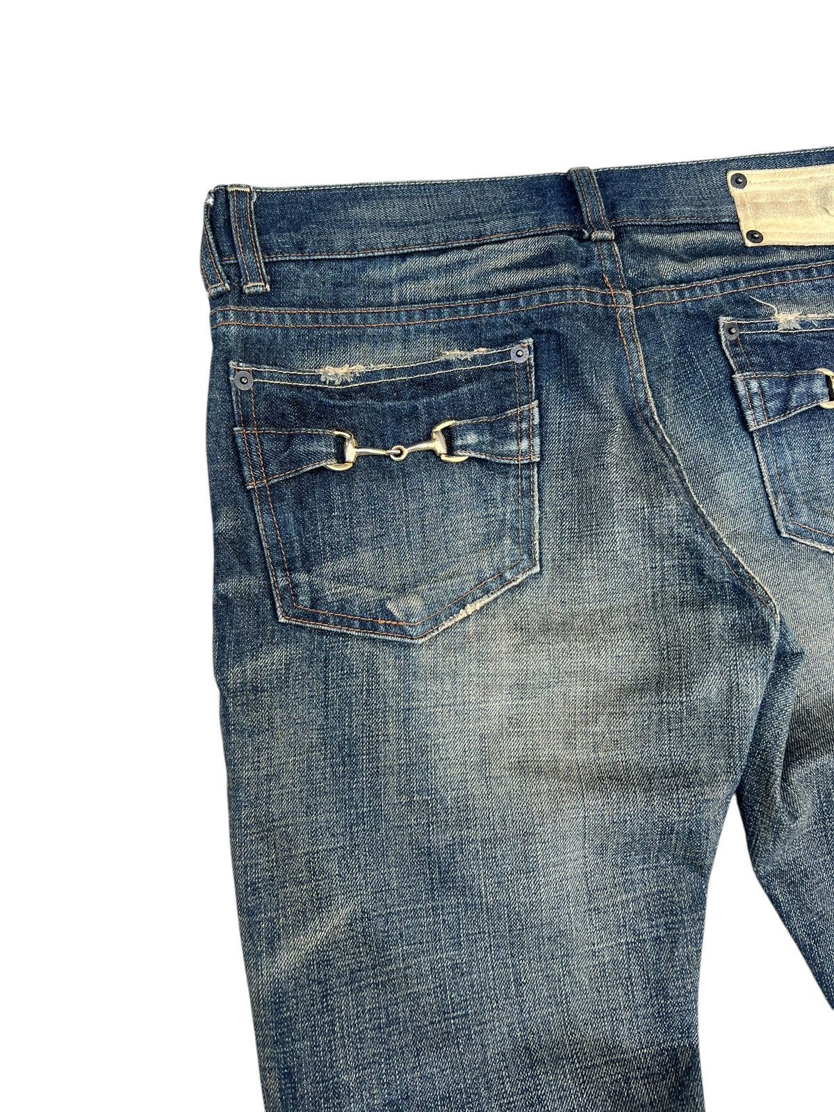 BUFFALO BOBS Vintage Buffalo Jeans Distressed Mud Denim Bootcut Jeans Size US 30 / EU 46 - 13 Thumbnail