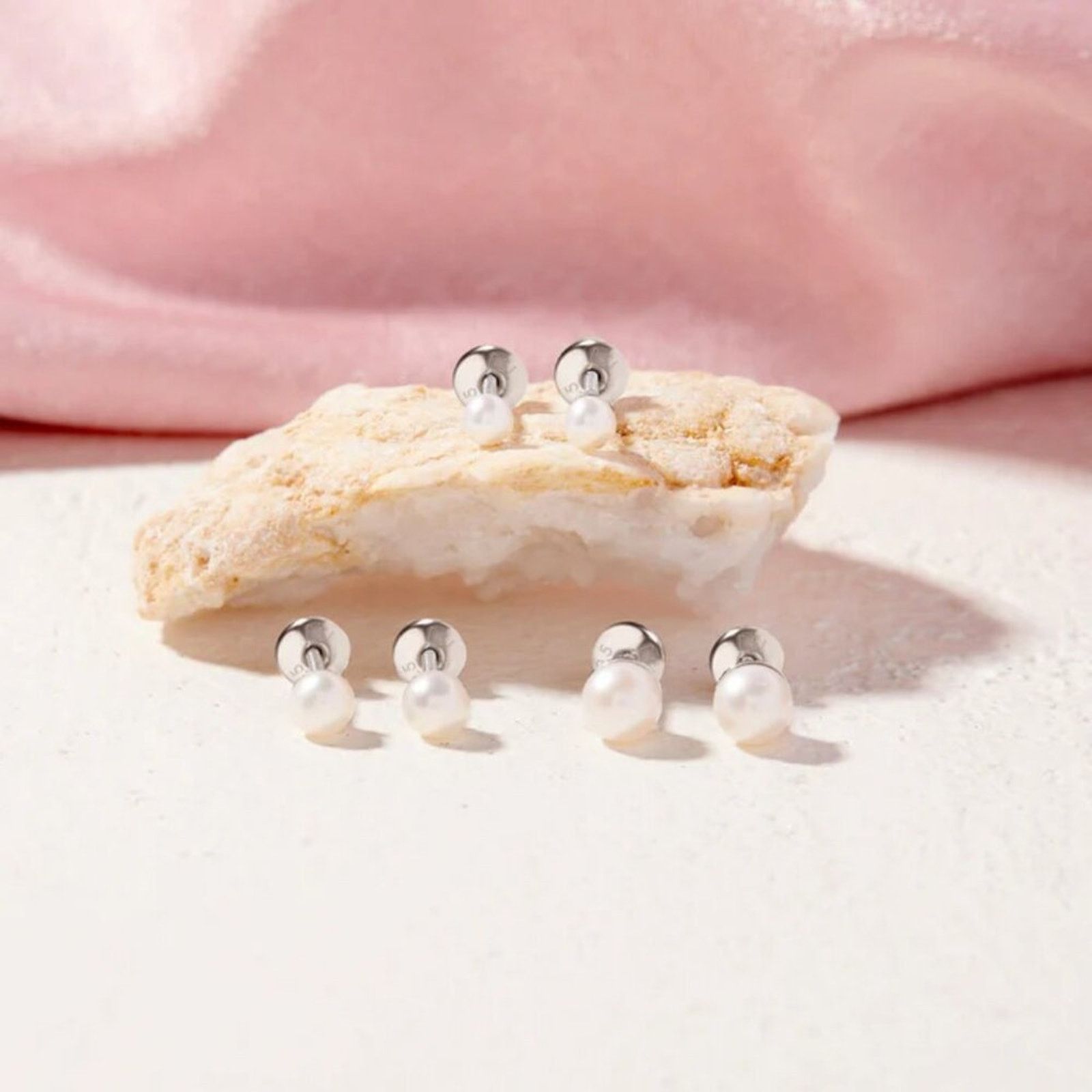 Other Classic Simulated Pearl White 3-5mm - Sterling Silver Size ONE SIZE - 3 Thumbnail