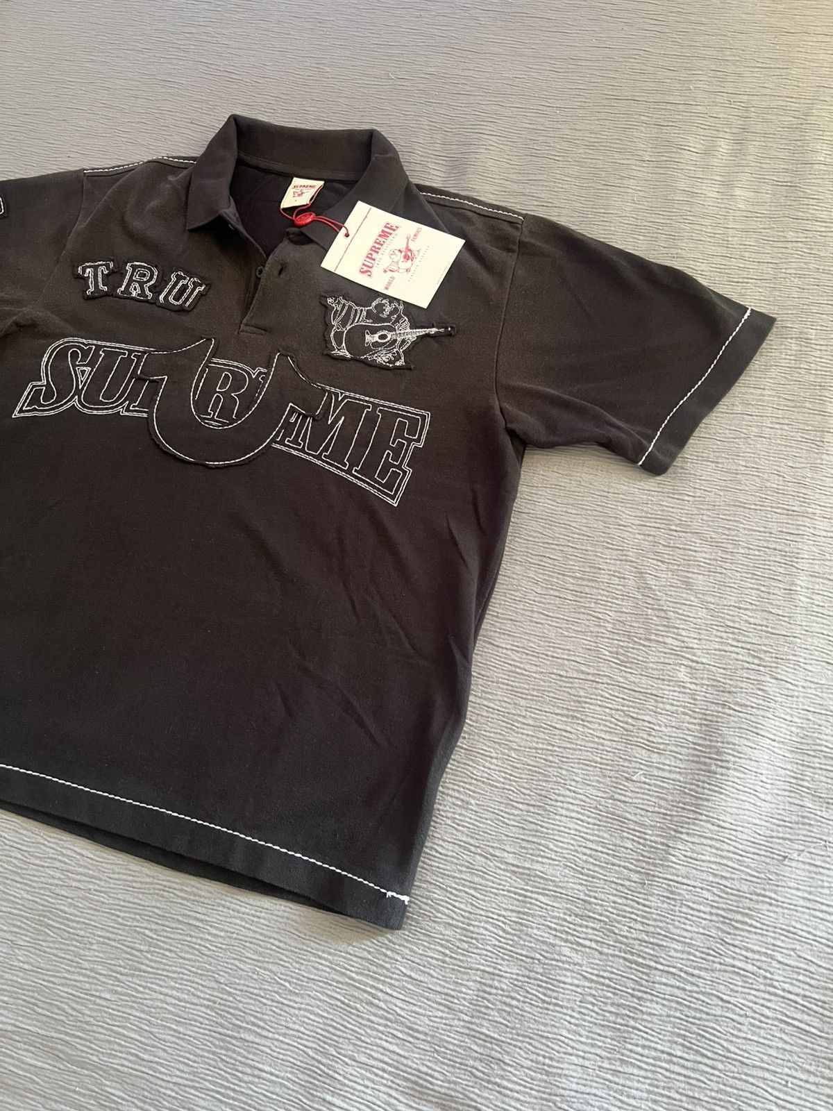 Supreme × True Religion Supreme True Religion Applique Polo Black Size Small Size US S / EU 44-46 / 1 - 4 Thumbnail