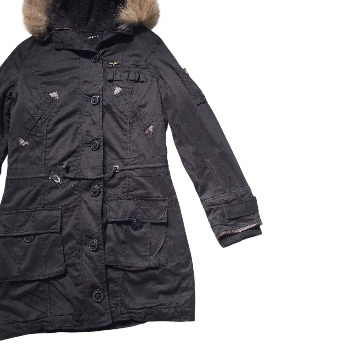 Le Grande Bleu (L.G.B.) LGB IF SIX WAS NINE STYLE INGNI FAUX FUR JACKET TACTICAL Size US S / EU 44-46 / 1 - 4 Thumbnail
