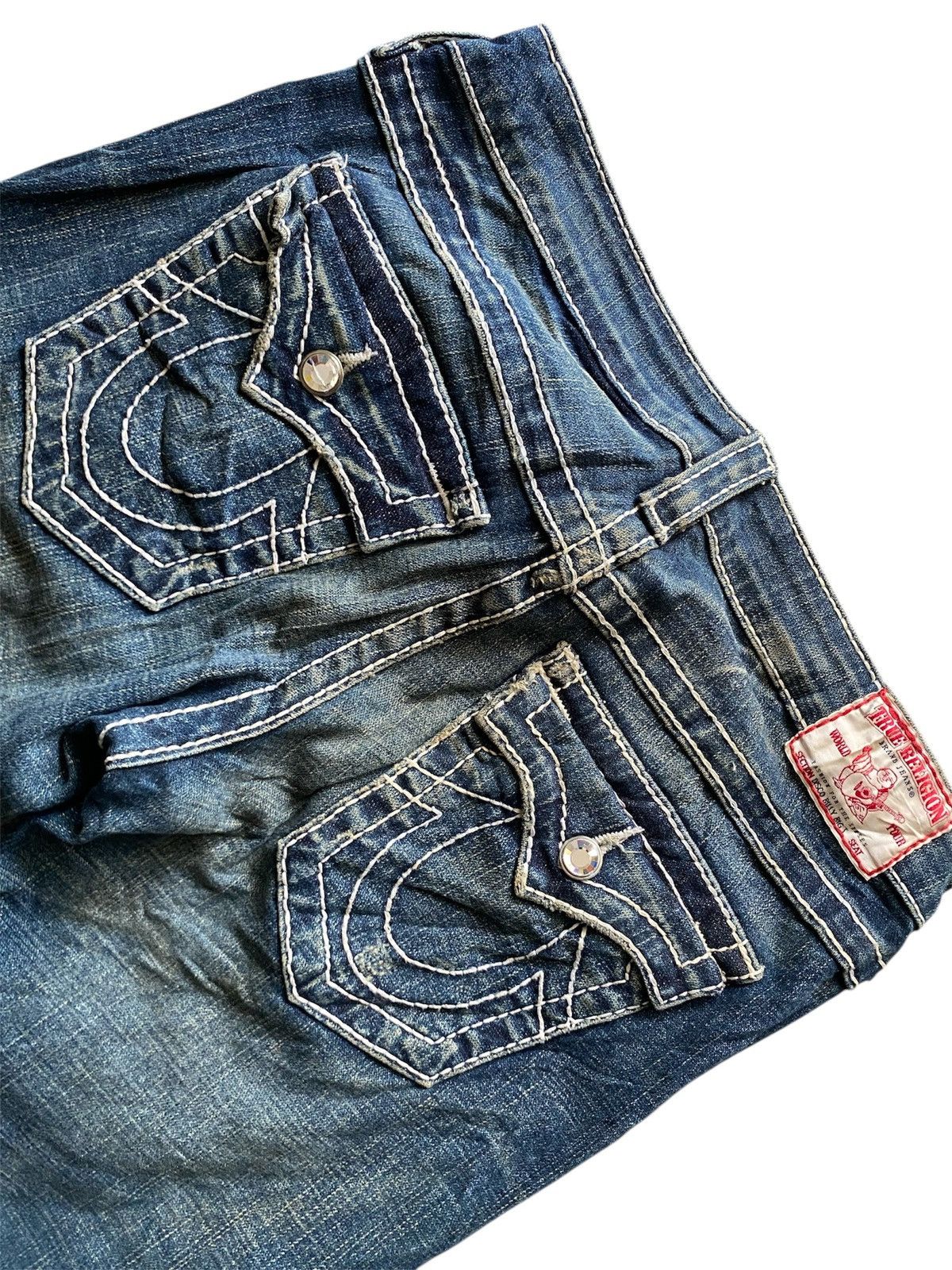 True Religion Vintage True Religion Disco Billy Big T Jeans USA Sz 29 Size 29" - 6 Thumbnail