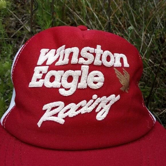 Vintage Vintage Winston Eagle Racing Snap Back Trucker Hat Size ONE SIZE - 2 Thumbnail