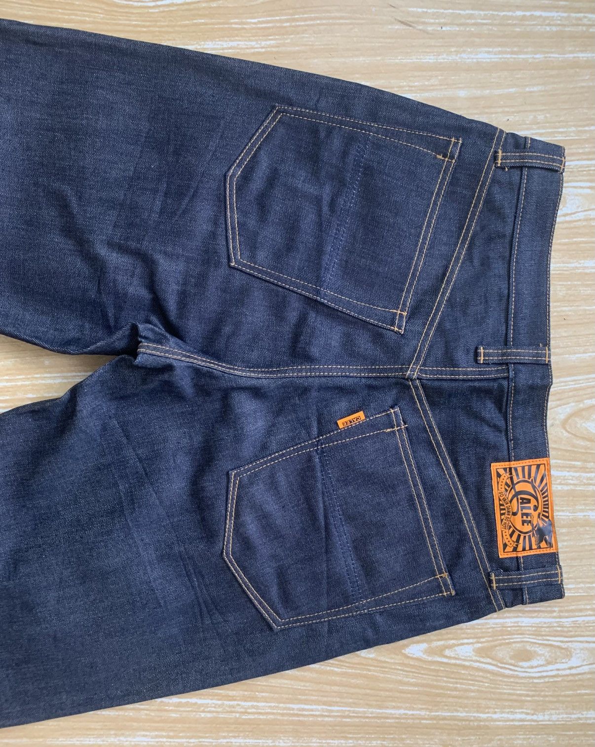 Japanese Brand 🔥 Rare.. Calee Selvedge Hard Denim Jeans Pants Size US 33 - 10 Thumbnail